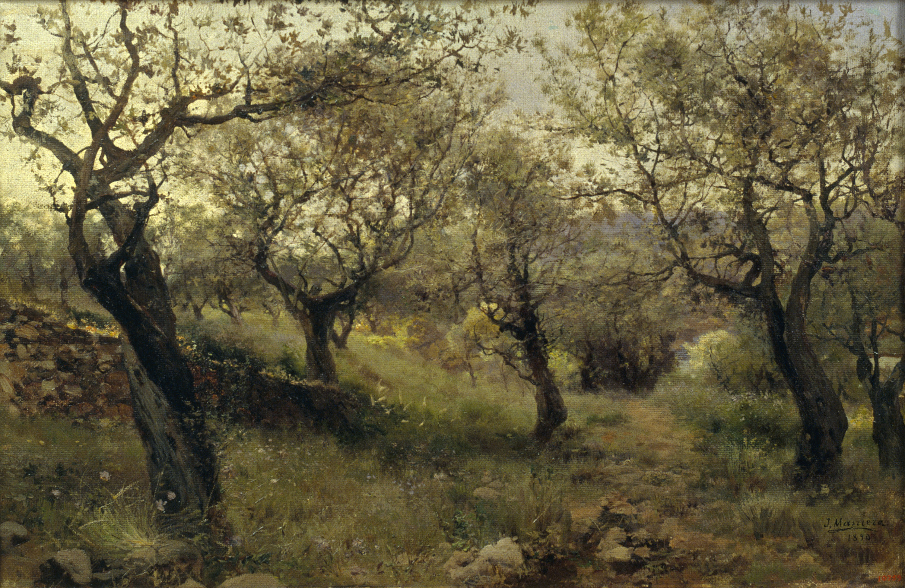 image for: Josep Masriera - Detall de Llavaneres - 1890