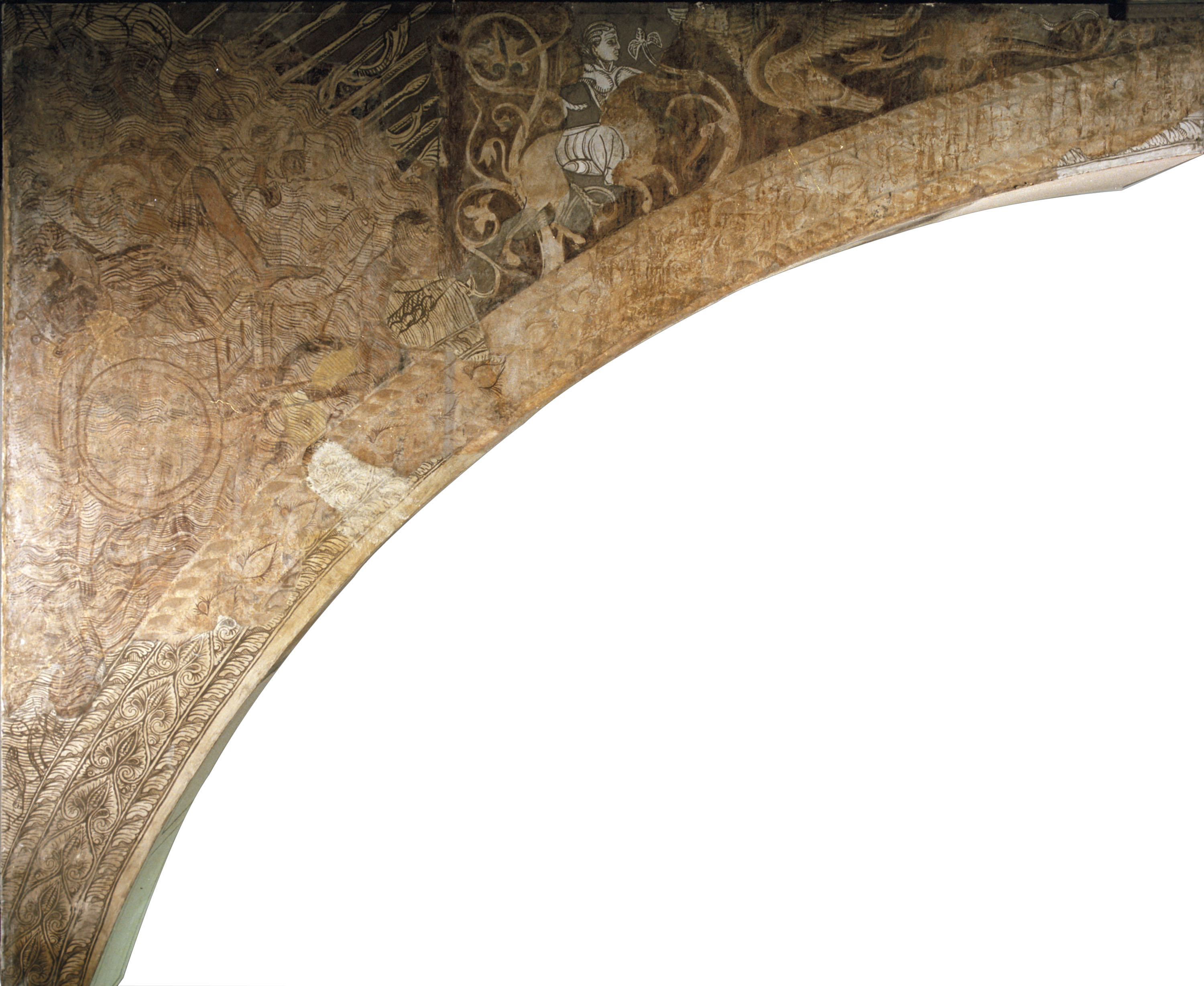 image for: Mestre de la sala capitular de Sixena - L'exèrcit del faraó negat al mar Roig, de la sala capitular de Sixena - Entre 1196-1208