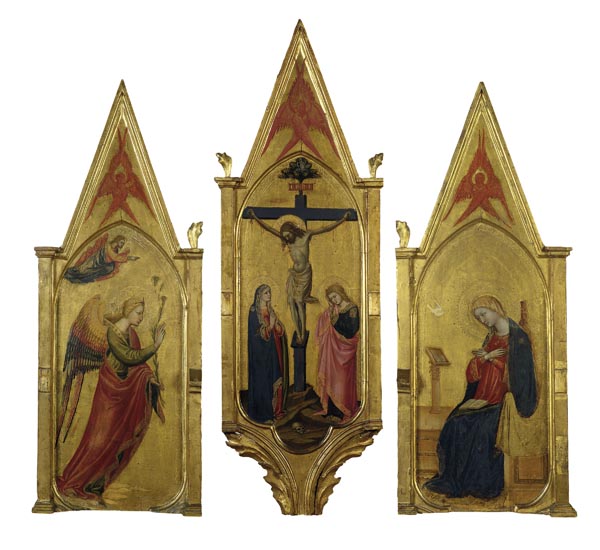 image for: Bicci di Lorenzo - Tríptic de la Crucifixió i l'Anunciació - Cap a 1430