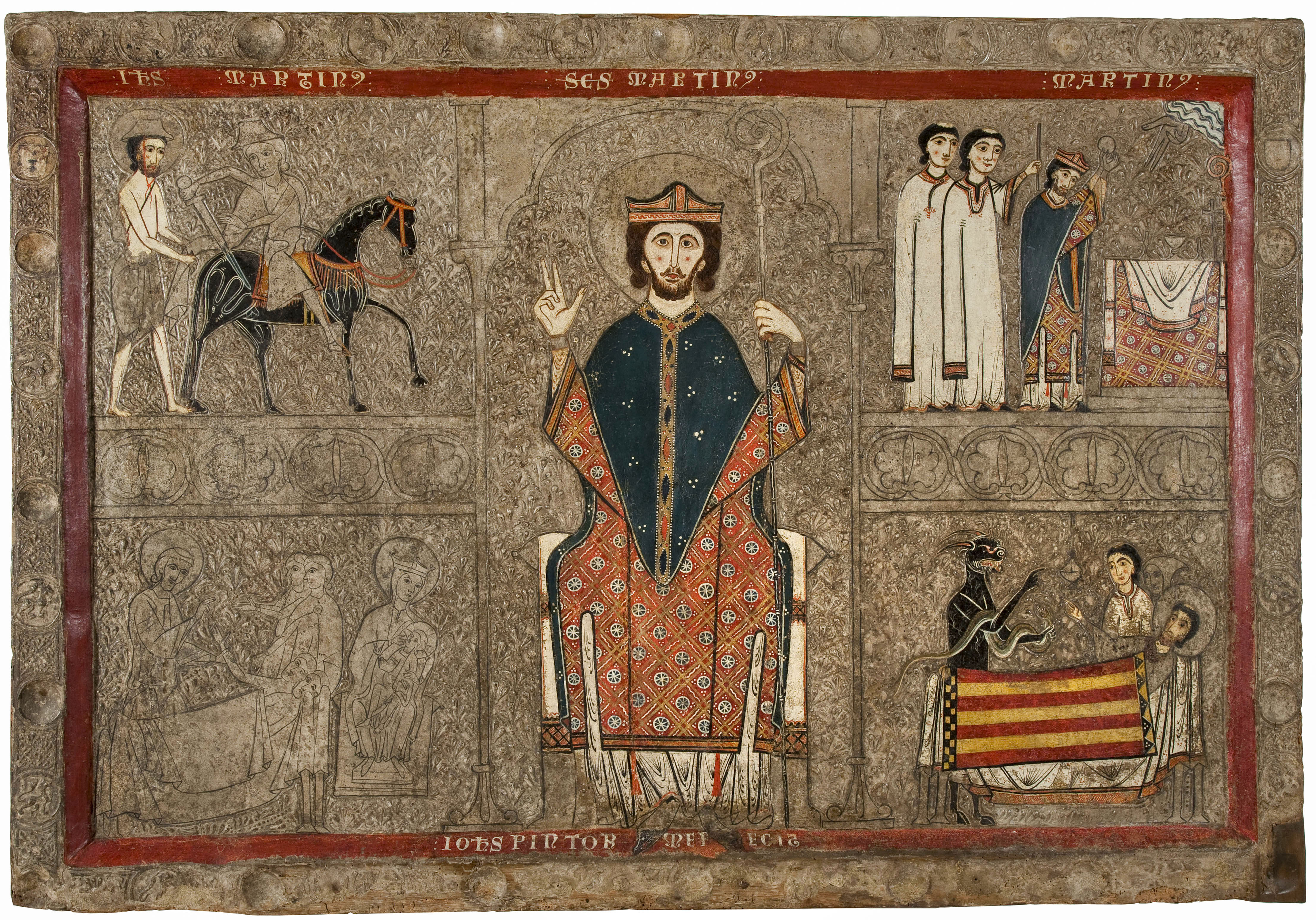 image for: Iohannes. Taller de la Ribagorça - Frontal d'altar de Gia - Segona meitat del segle XIII