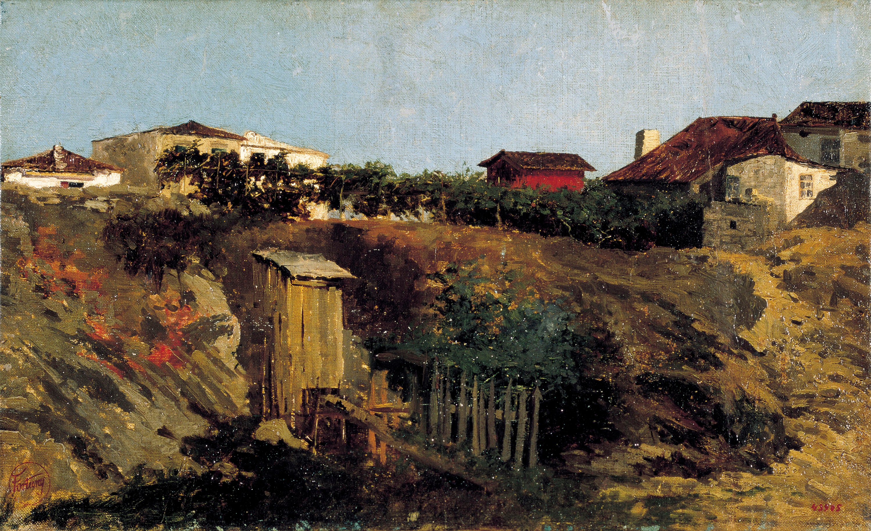image for: Marià Fortuny - Paisatge de Portici - 1874