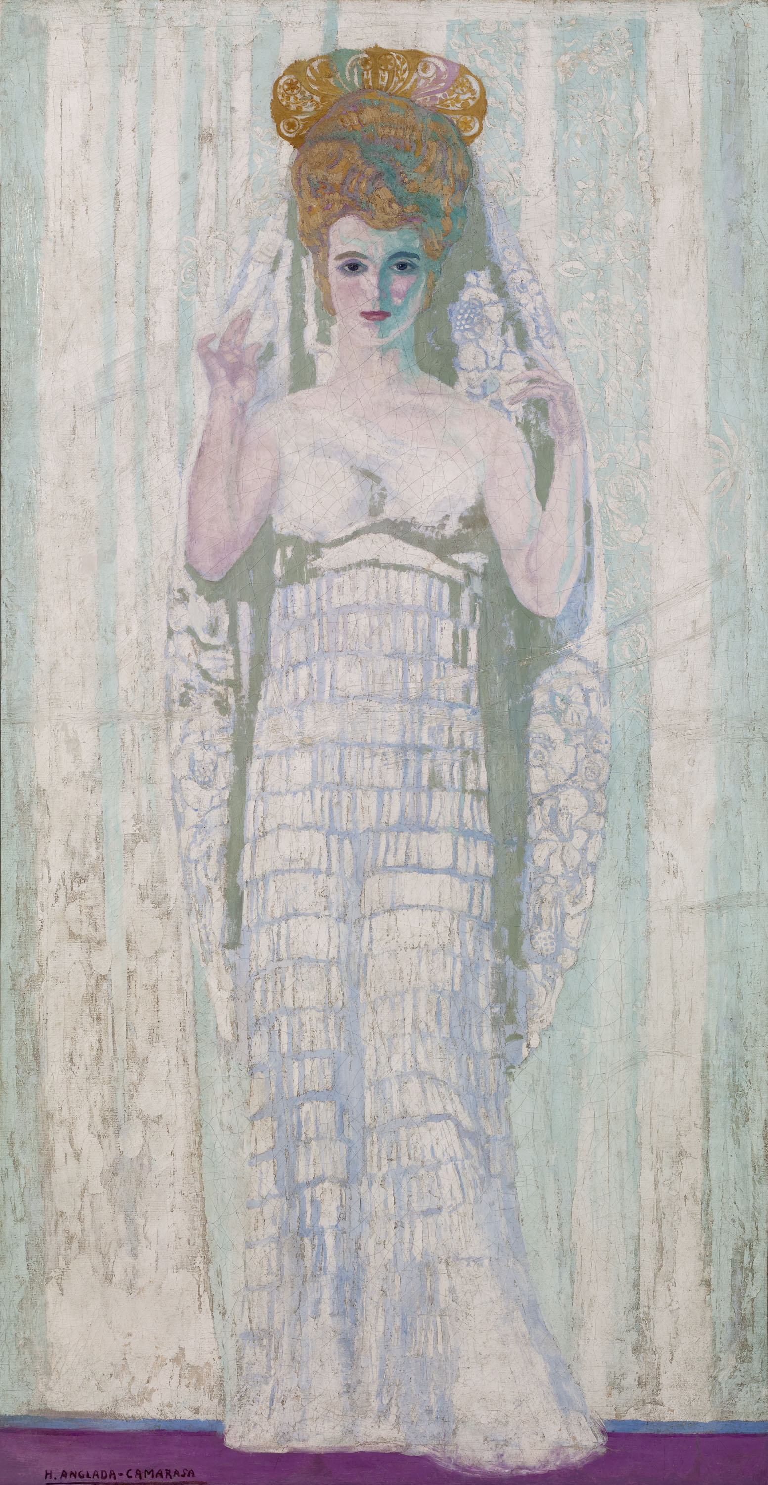 image for: Hermen Anglada Camarasa - Retrat de Magda Jocelyn - Cap a 1904