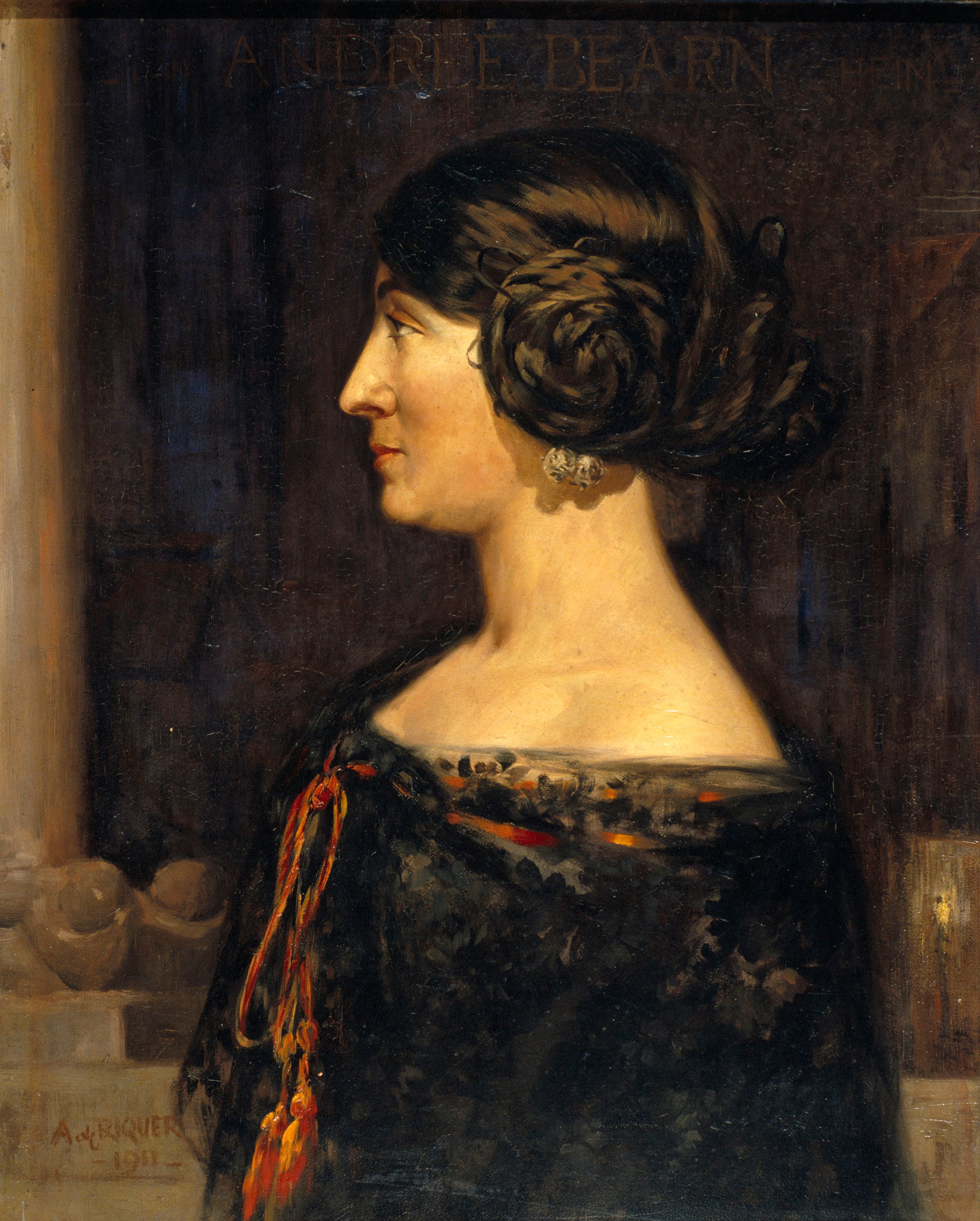 image for: Alexandre de Riquer - Retrat de l'escriptora Margarida Laborde (Andrée Bearn-Hein) - 1911