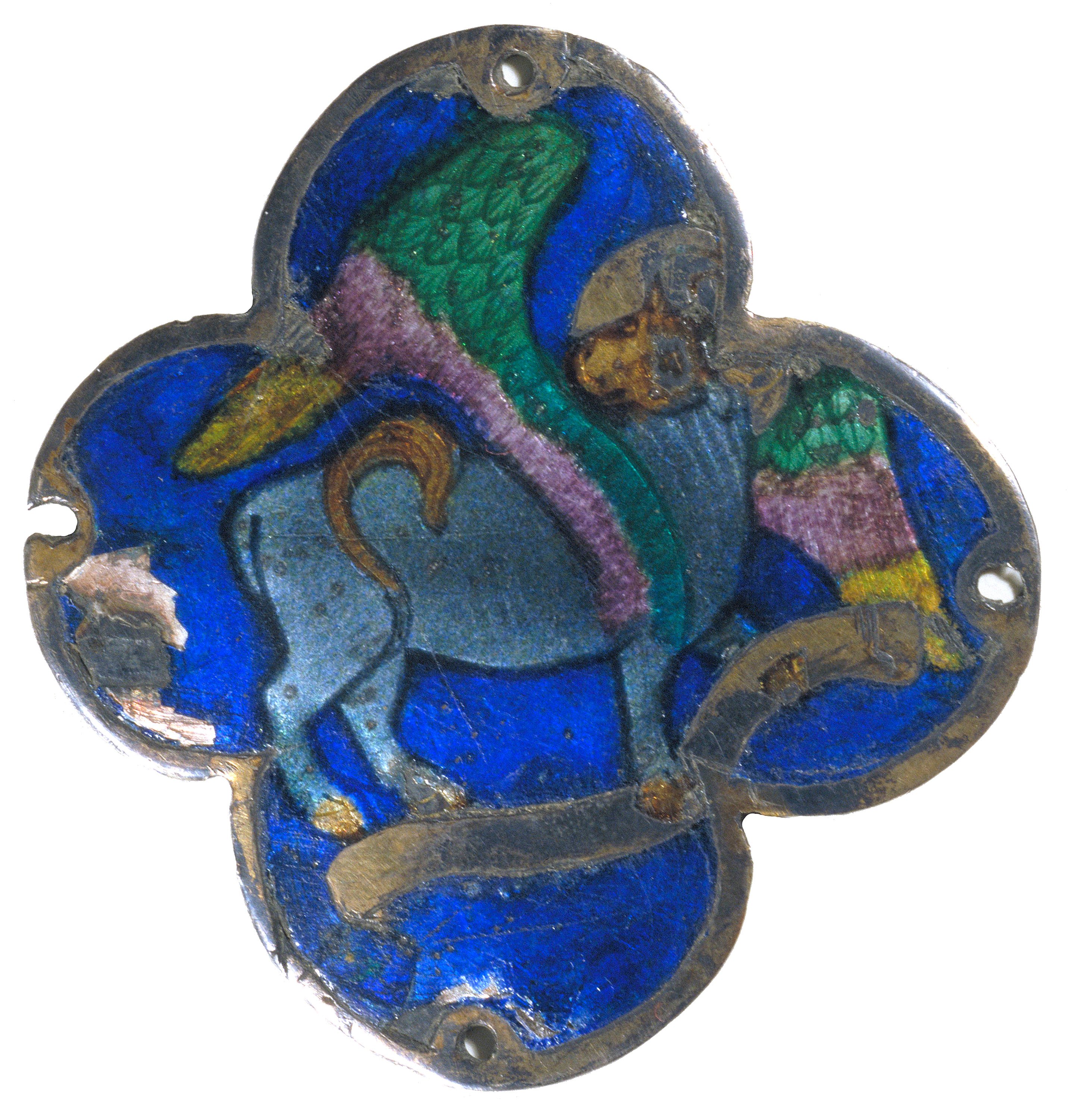 image for: Anònim. Catalunya. Barcelona - Brau, símbol de l'evangelista sant Lluc - Cap a 1400