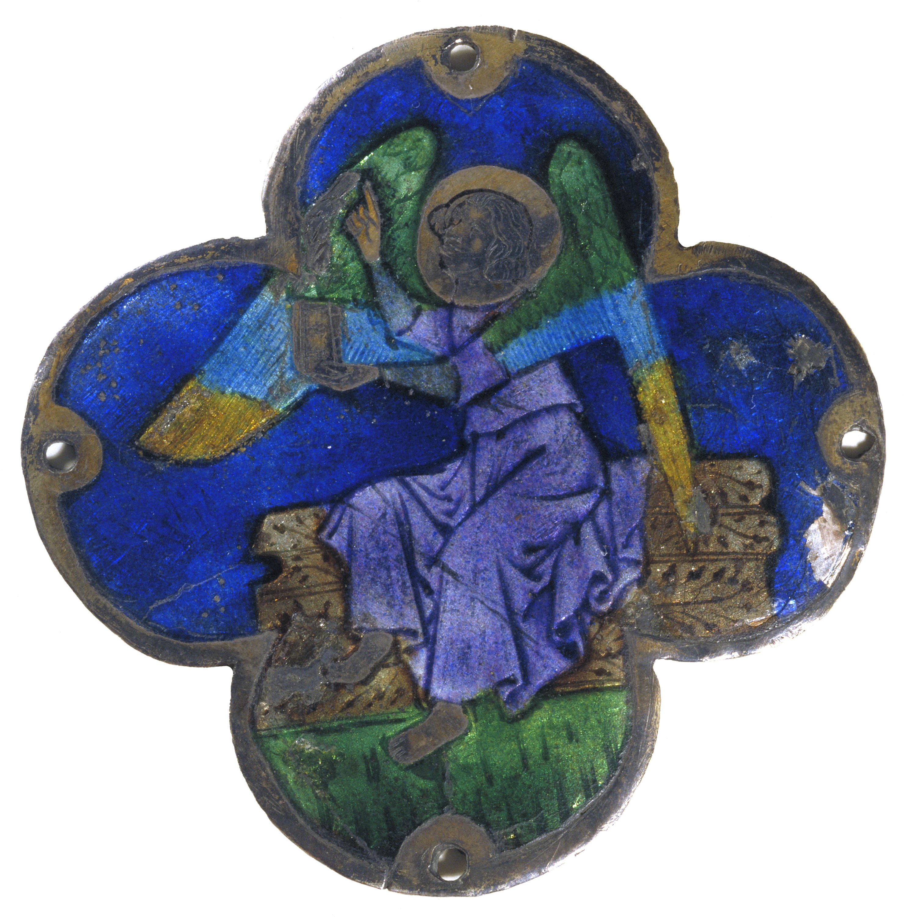 image for: Anònim. Catalunya. Barcelona - Àngel, símbol de l'evangelista sant Mateu - Cap a 1400