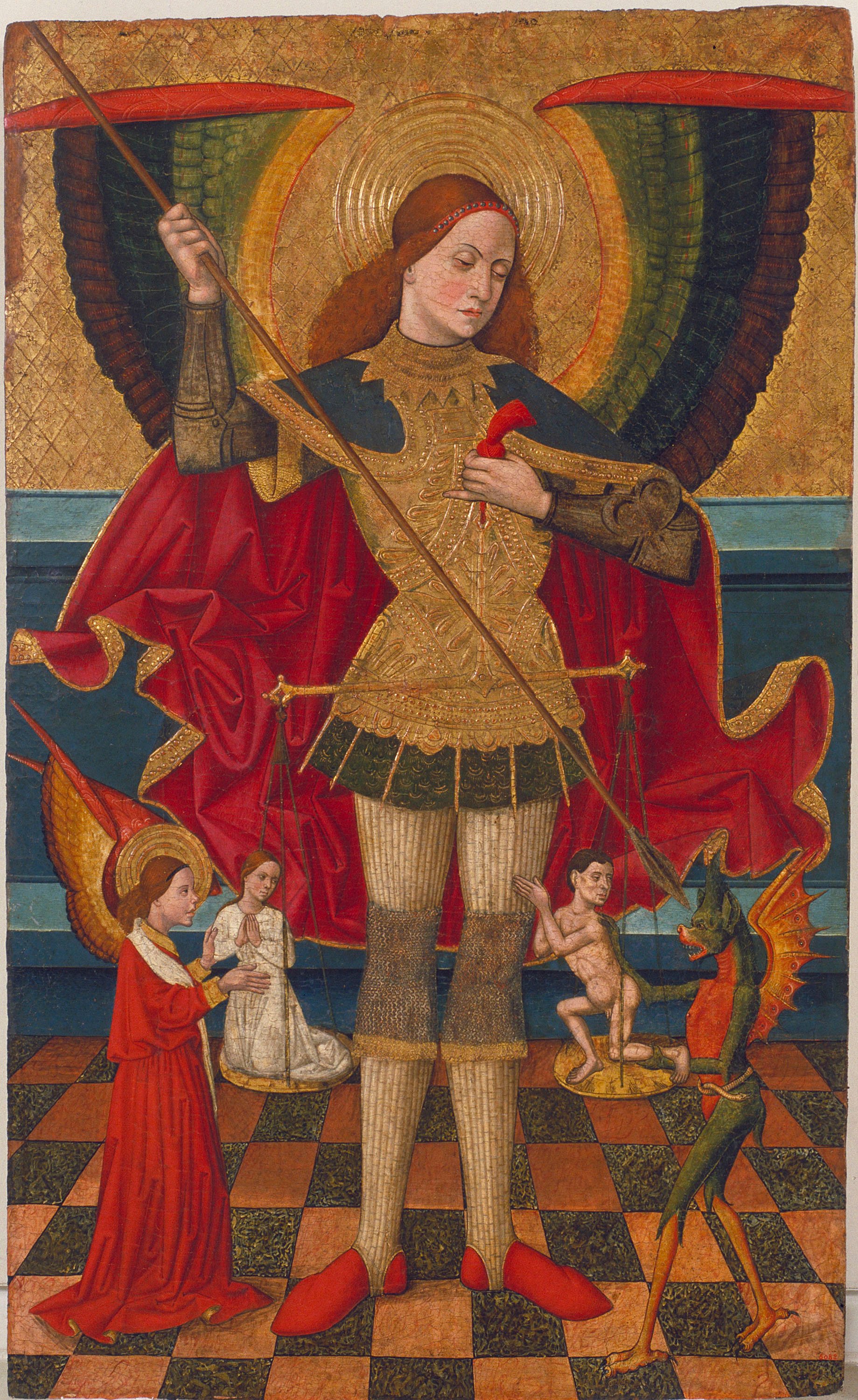 image for: Juan de la Abadía (el Vell) - Sant Miquel pesant les ànimes - Cap a 1480-1495