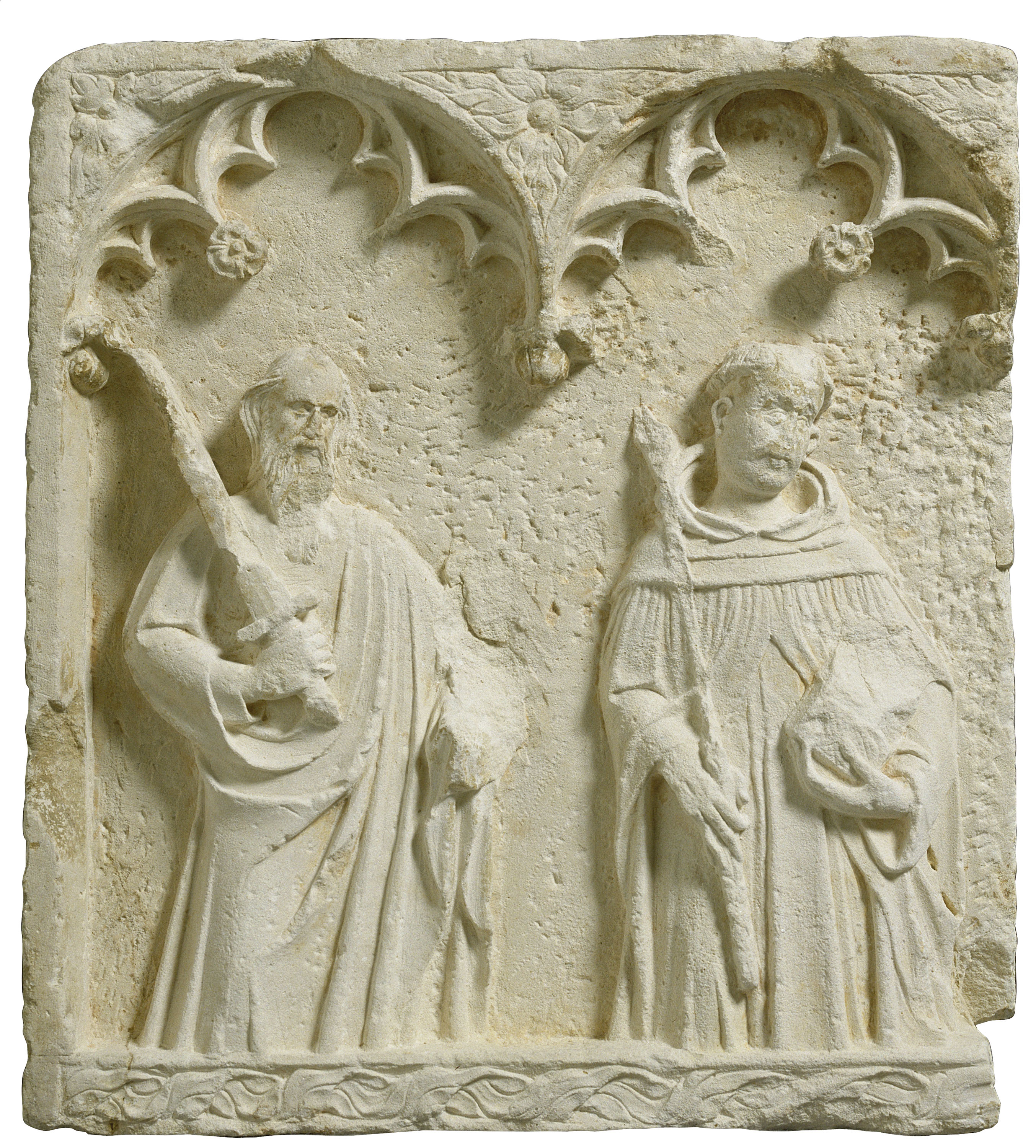image for: Mestre de Sant Mateu - Sant Pau i sant Domènec - Darrer terç del segle XIV