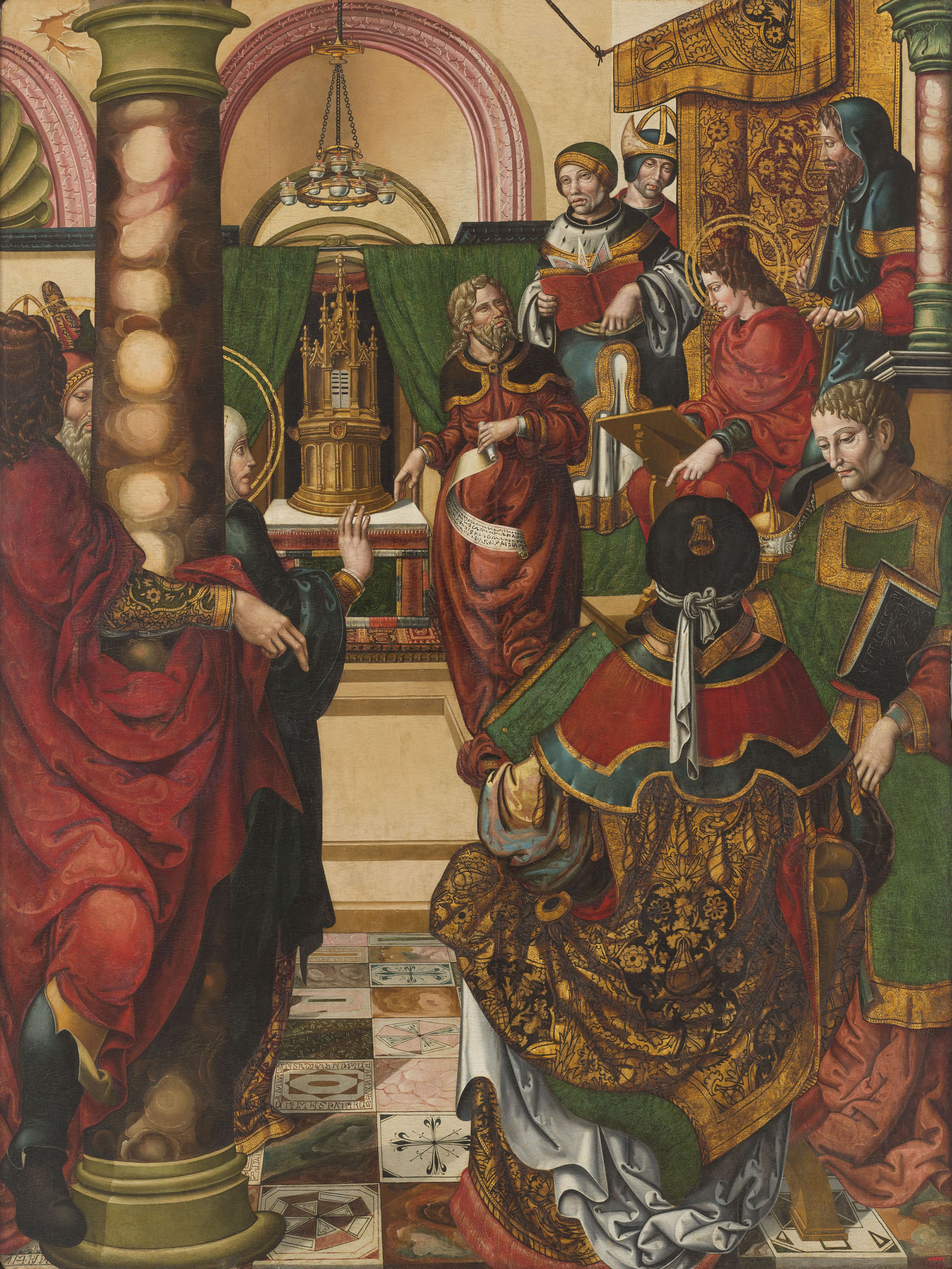 image for: Roderic de Saxònia - Jesús entre els doctors de la Llei - 1514-1519