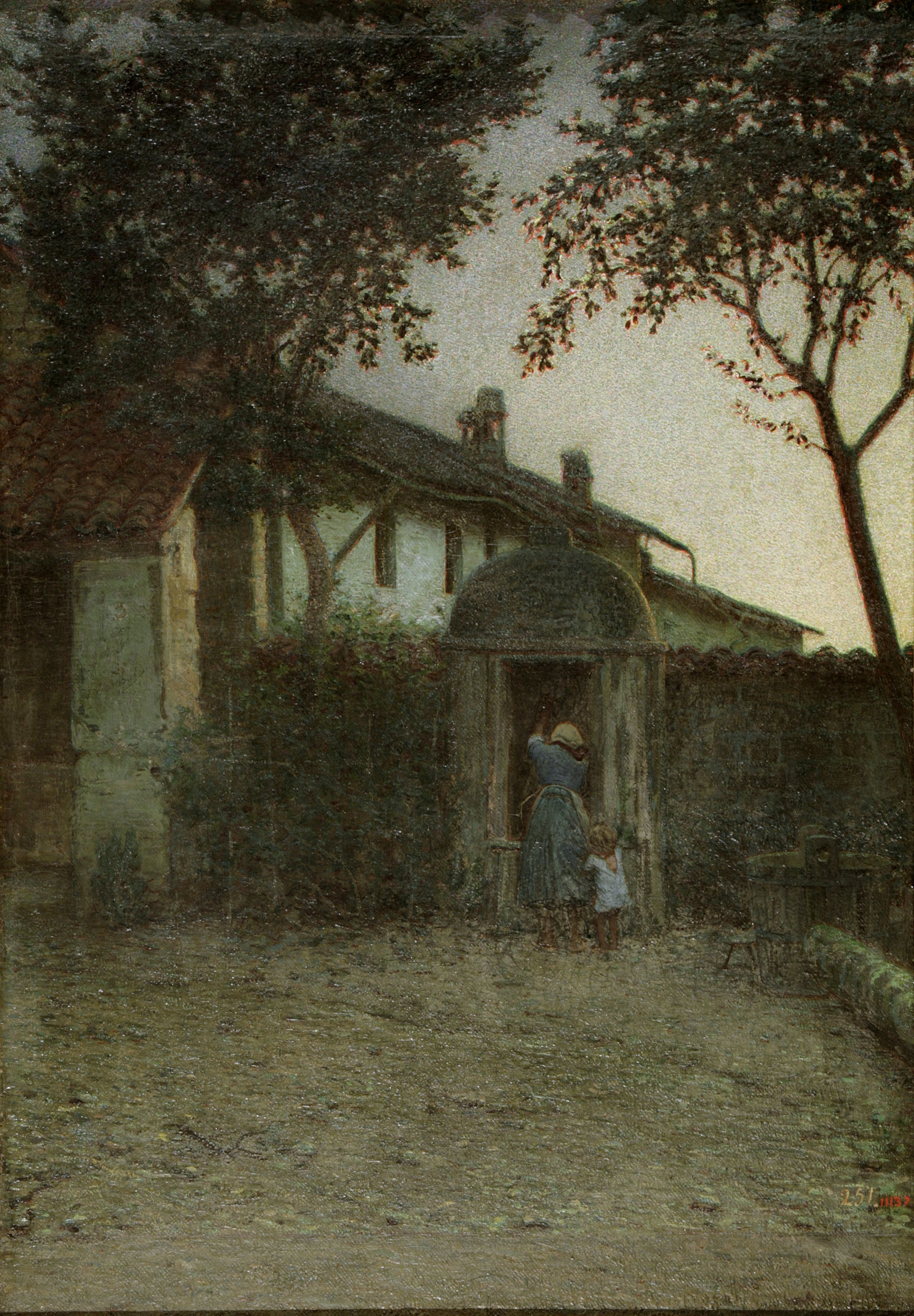 image for: Angelo Morbelli - Alba - 1891