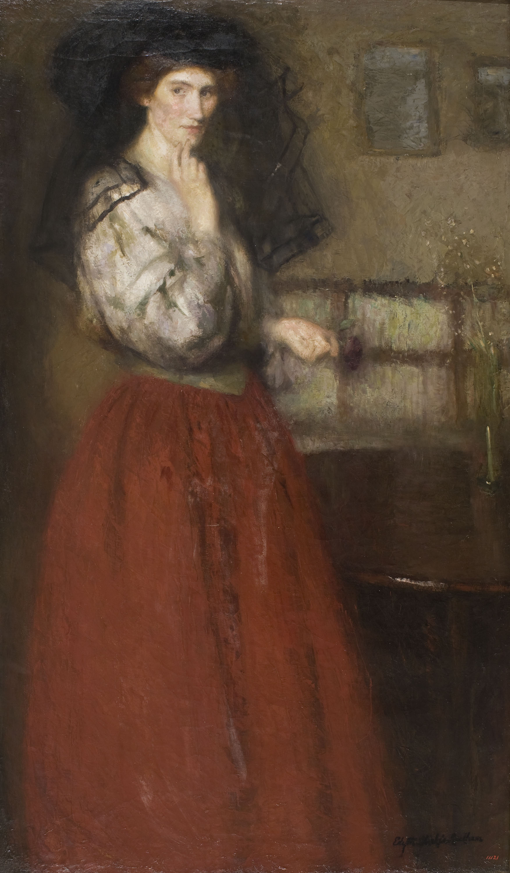 image for: Edyth Starkie Rackham - El vel negre - Cap a 1911