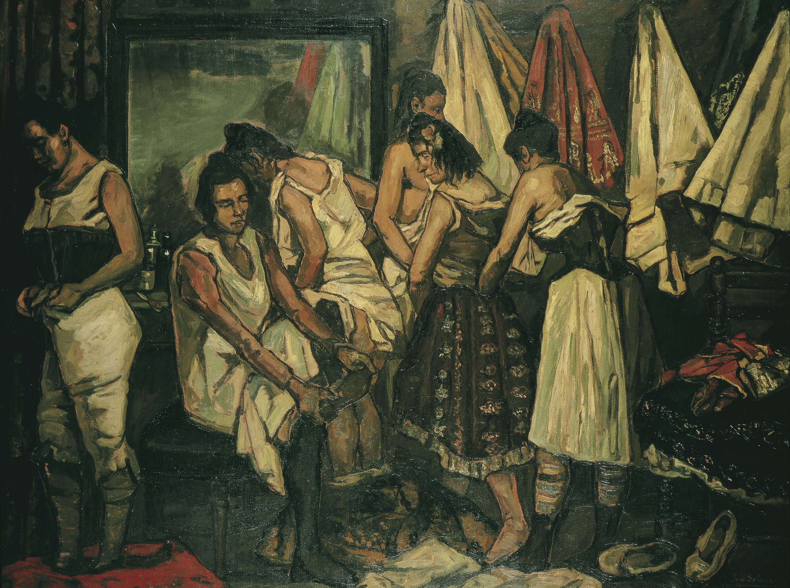 image for: José Gutiérrez Solana - Les coristes - Madrid, cap a 1925