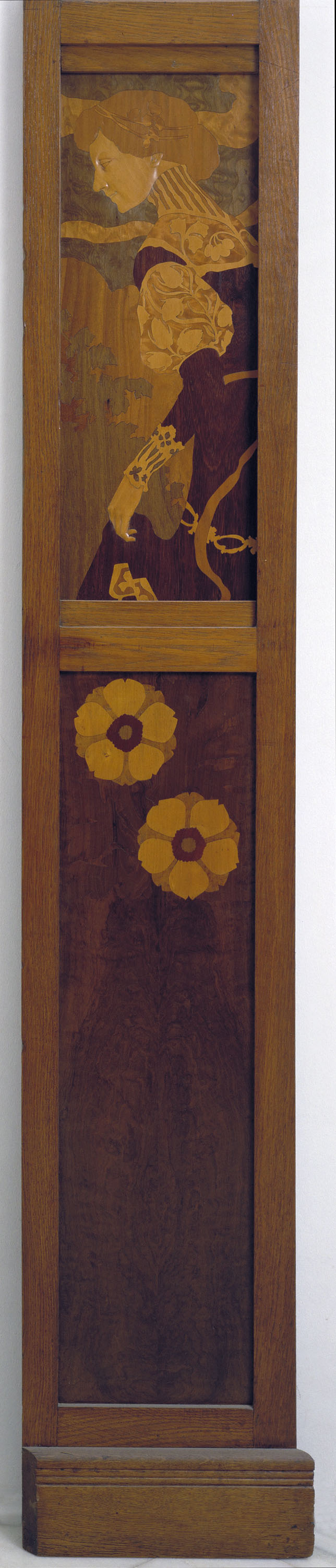 image for: Gaspar Homar - Donzella agafant-se la faldilla - Cap a 1905