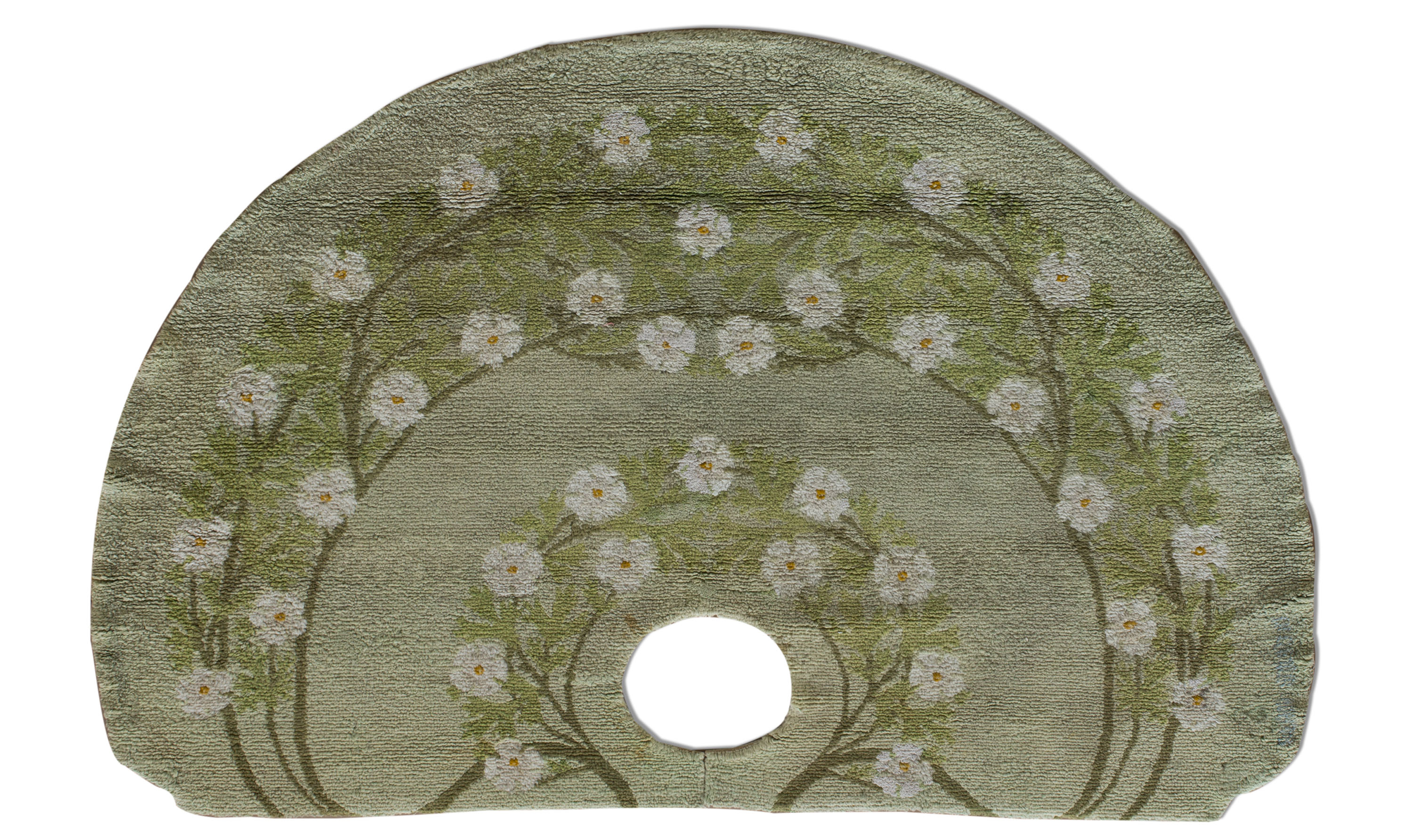 image for: Gaspar Homar - Catifa semicircular amb motius florals - 1907