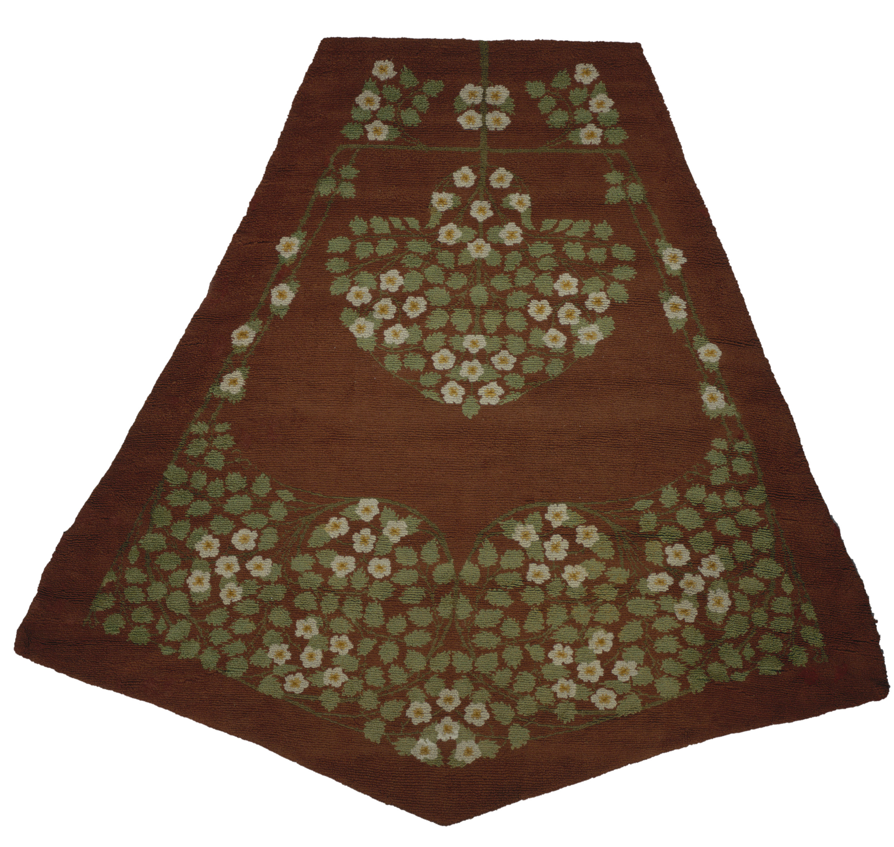 image for: Gaspar Homar - Catifa pentagonal amb motius florals - 1907