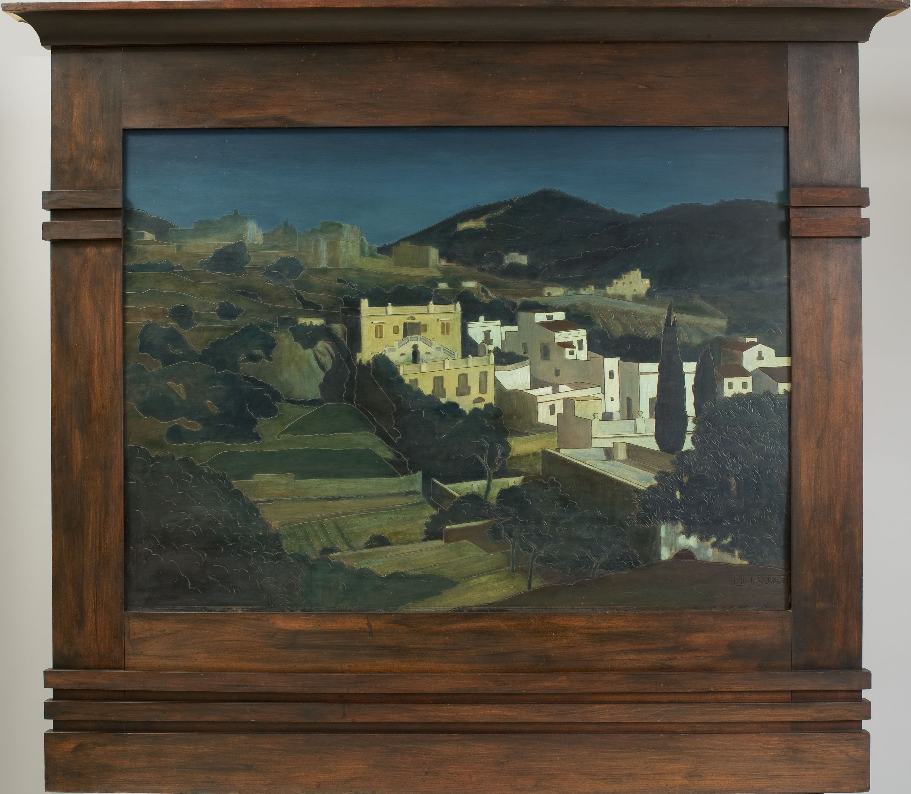 image for: Joan Vidal - Vallcarca en nit de lluna - 1906 - 1907