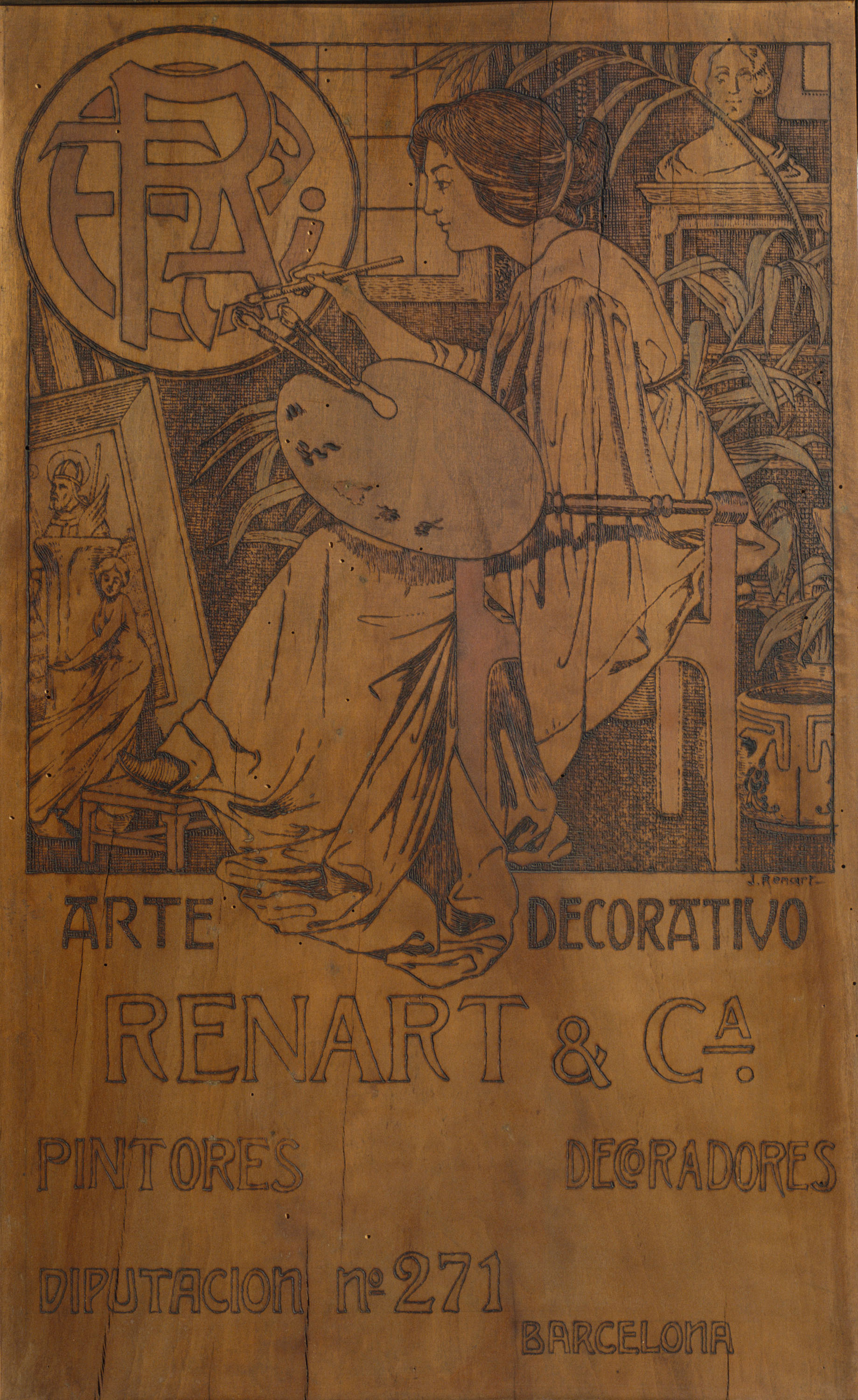 image for: Joaquim Renart - Anunci comercial de la casa Renart - 1906-1907