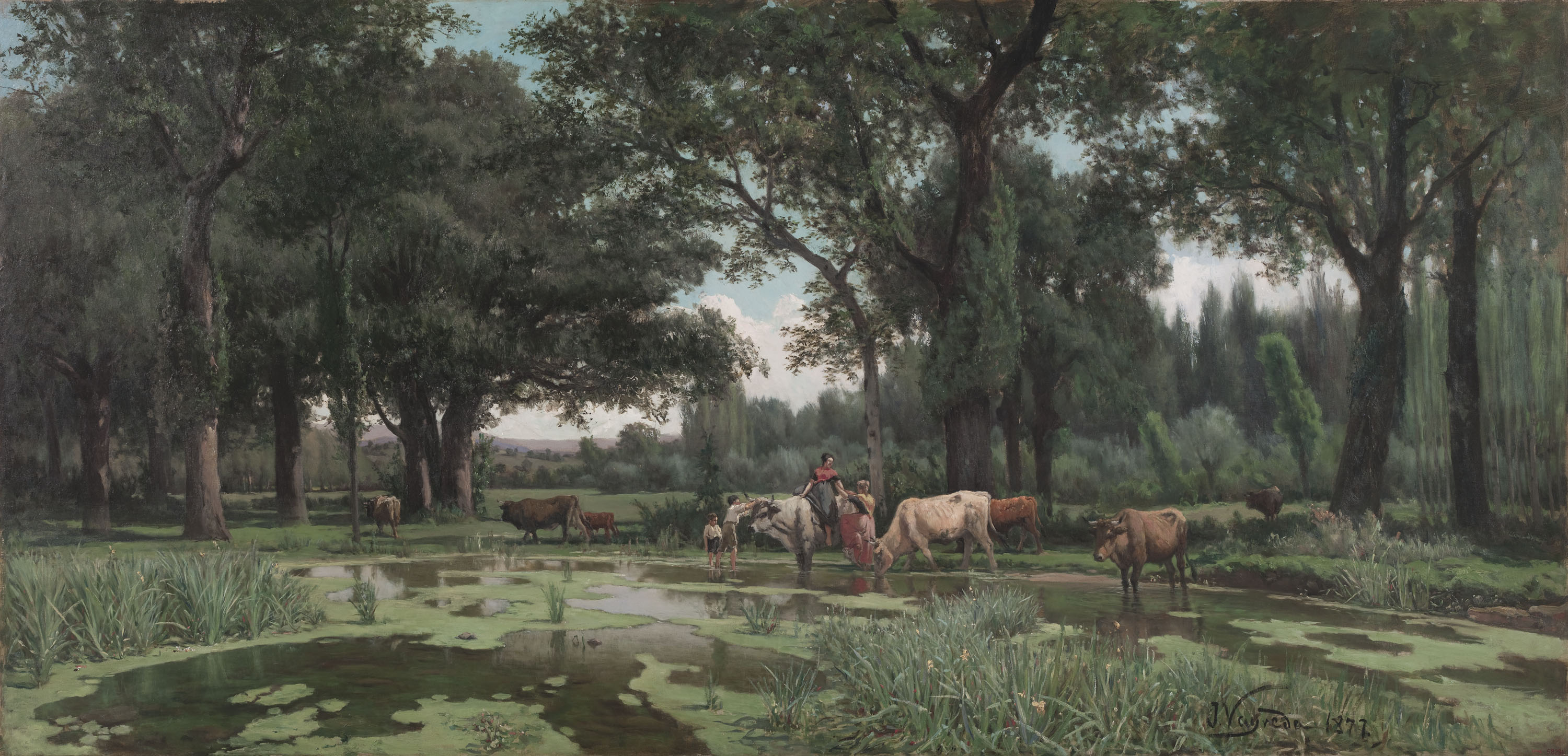 image for: Joaquim Vayreda - L'estiu - 1877