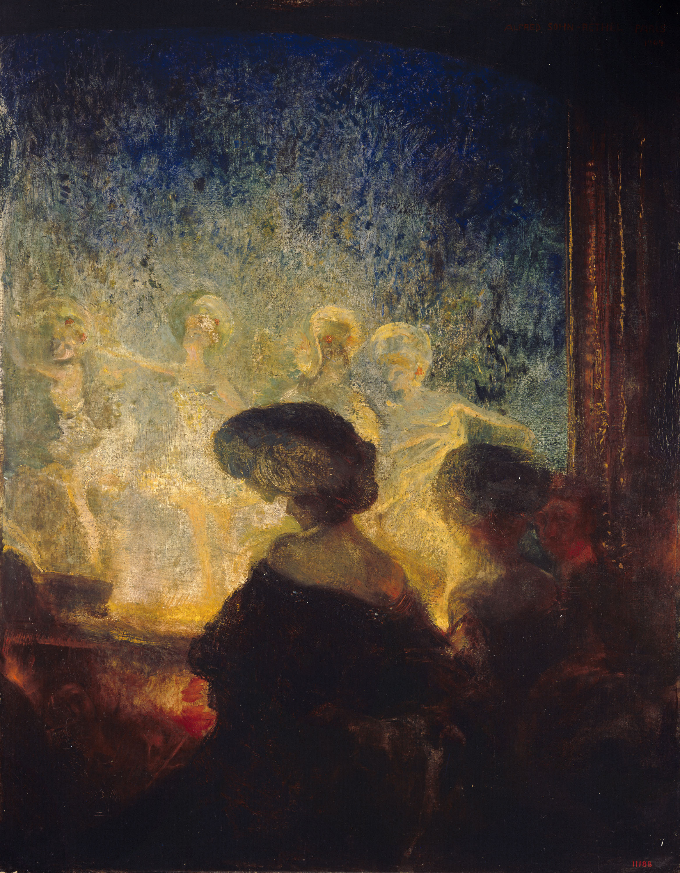 image for: Alfred Sohn-Rethel - Detall d'un teatre de París - 1904