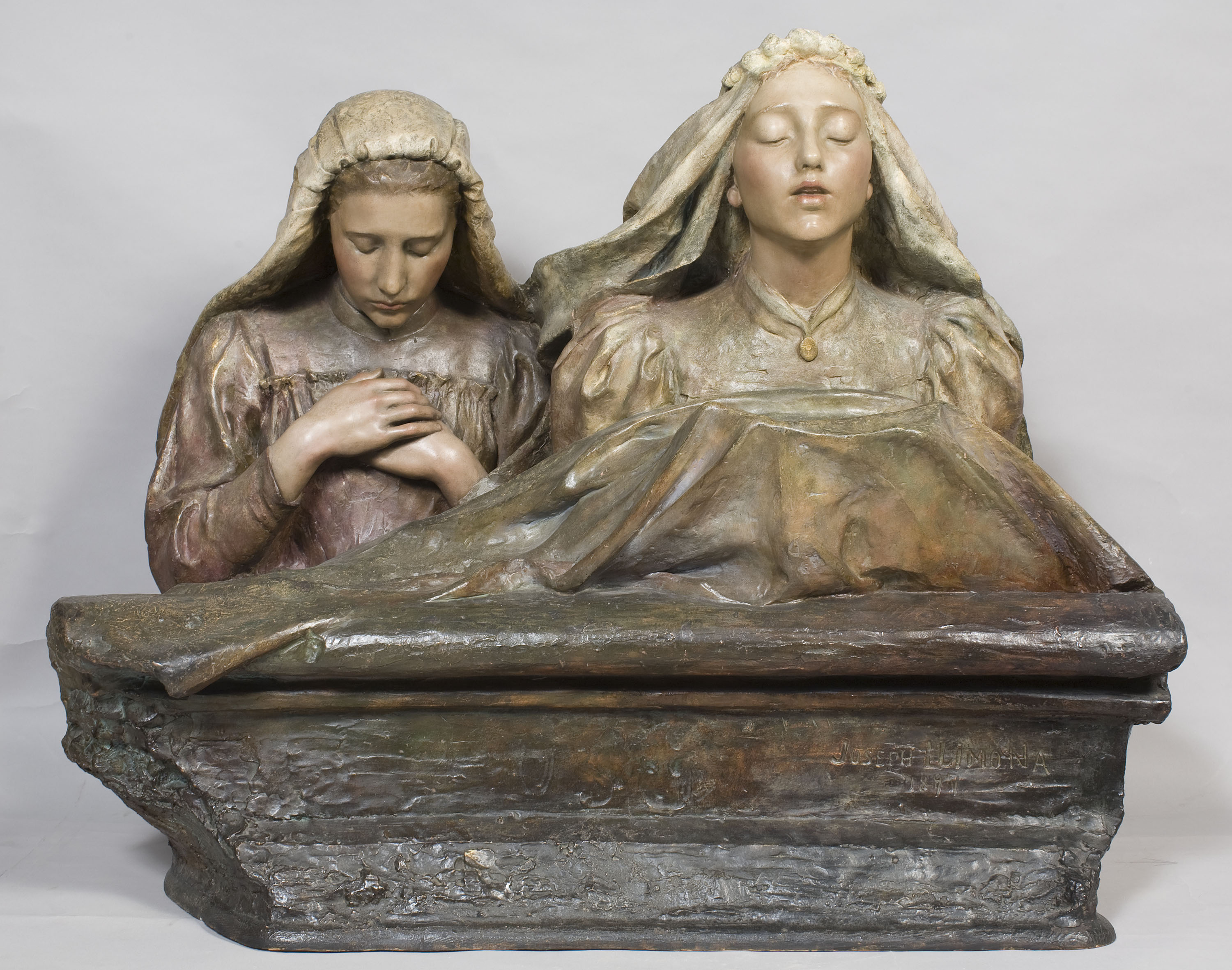 image for: Josep Llimona - La primera comunió - 1897