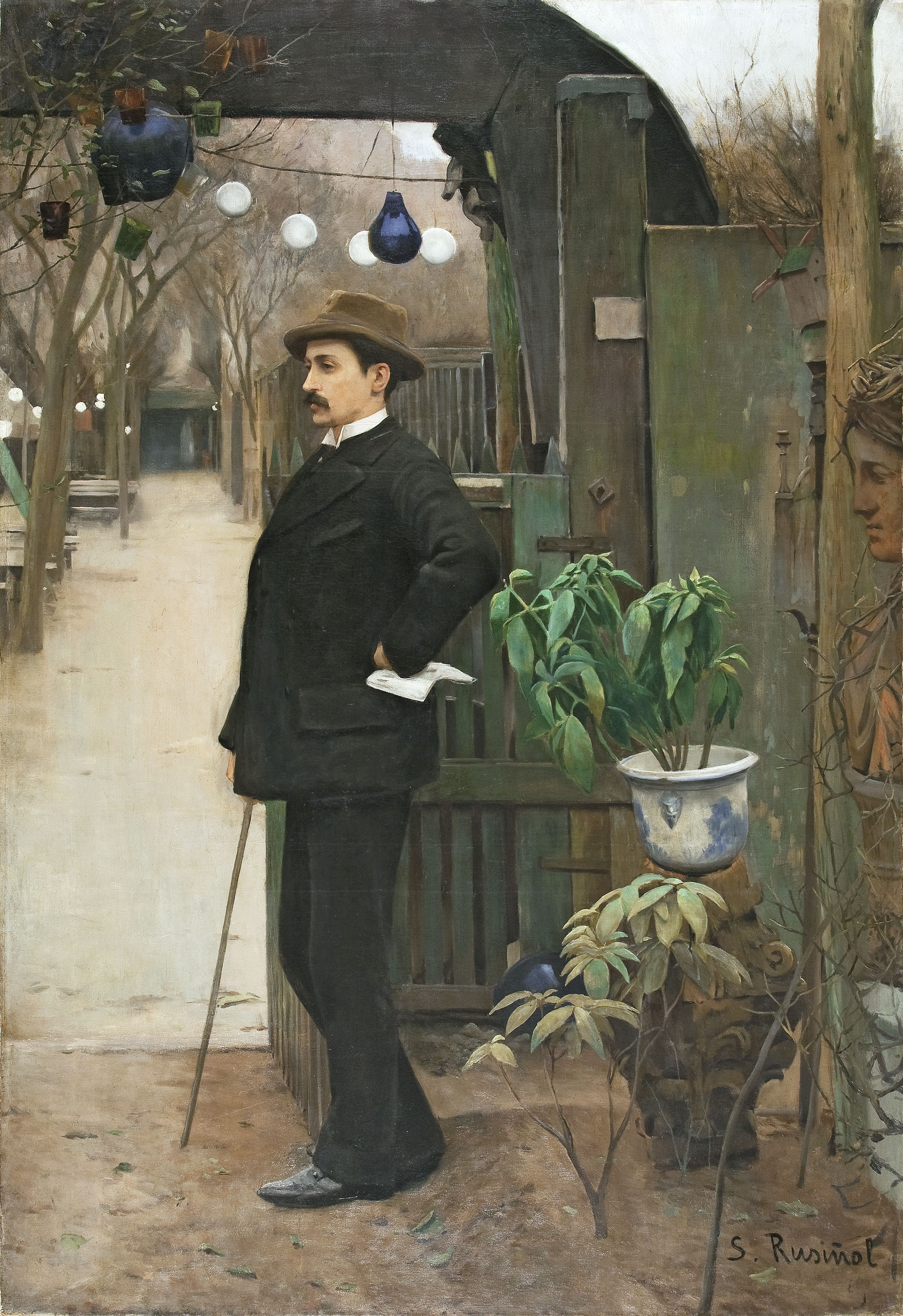 image for: Santiago Rusiñol - Retrat de Miquel Utrillo - París, 1890-1891