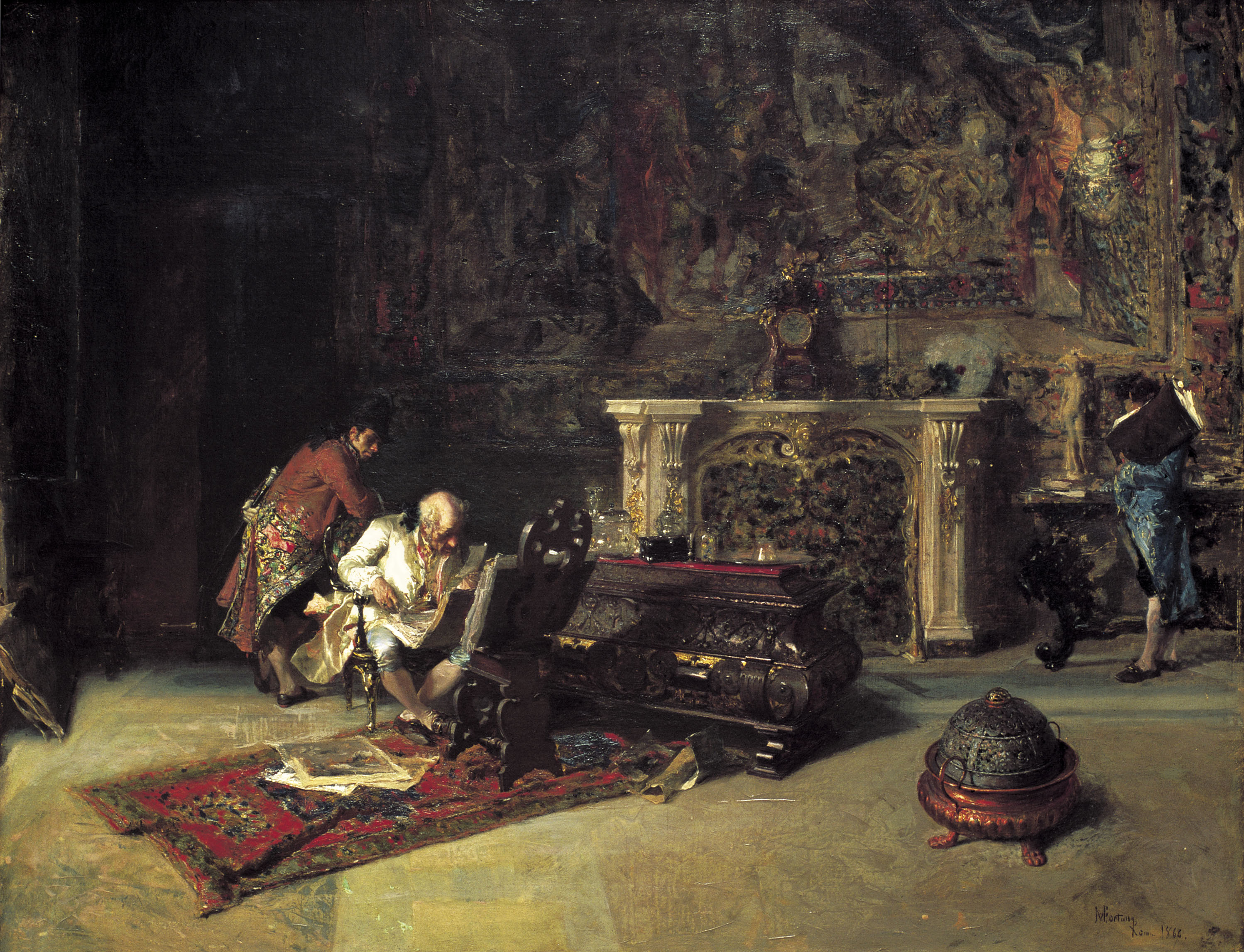 image for: Marià Fortuny - El col·leccionista d'estampes - Roma, 1866