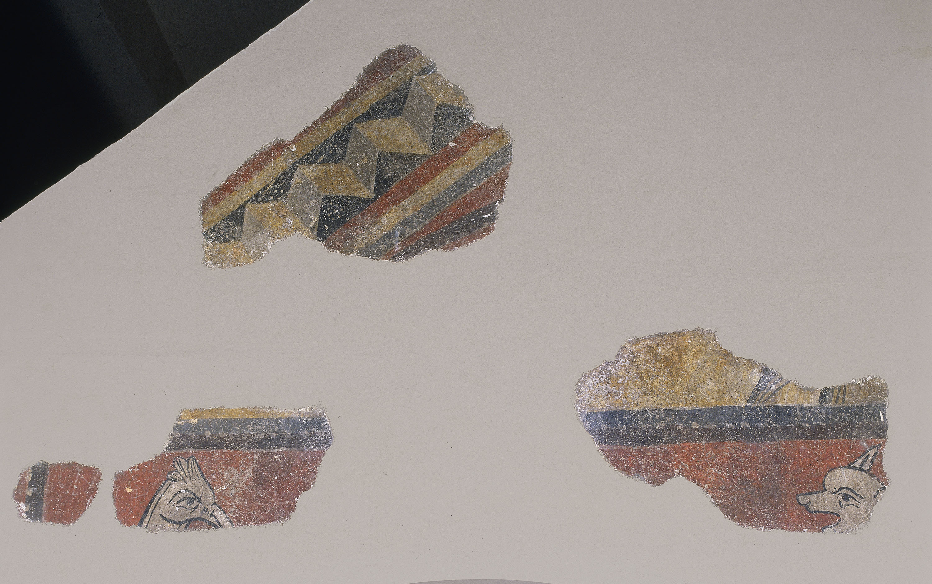 image for: Mestre de Boí - Animals afrontats i ziga-zaga de Sant Joan de Boí - Cap a 1100