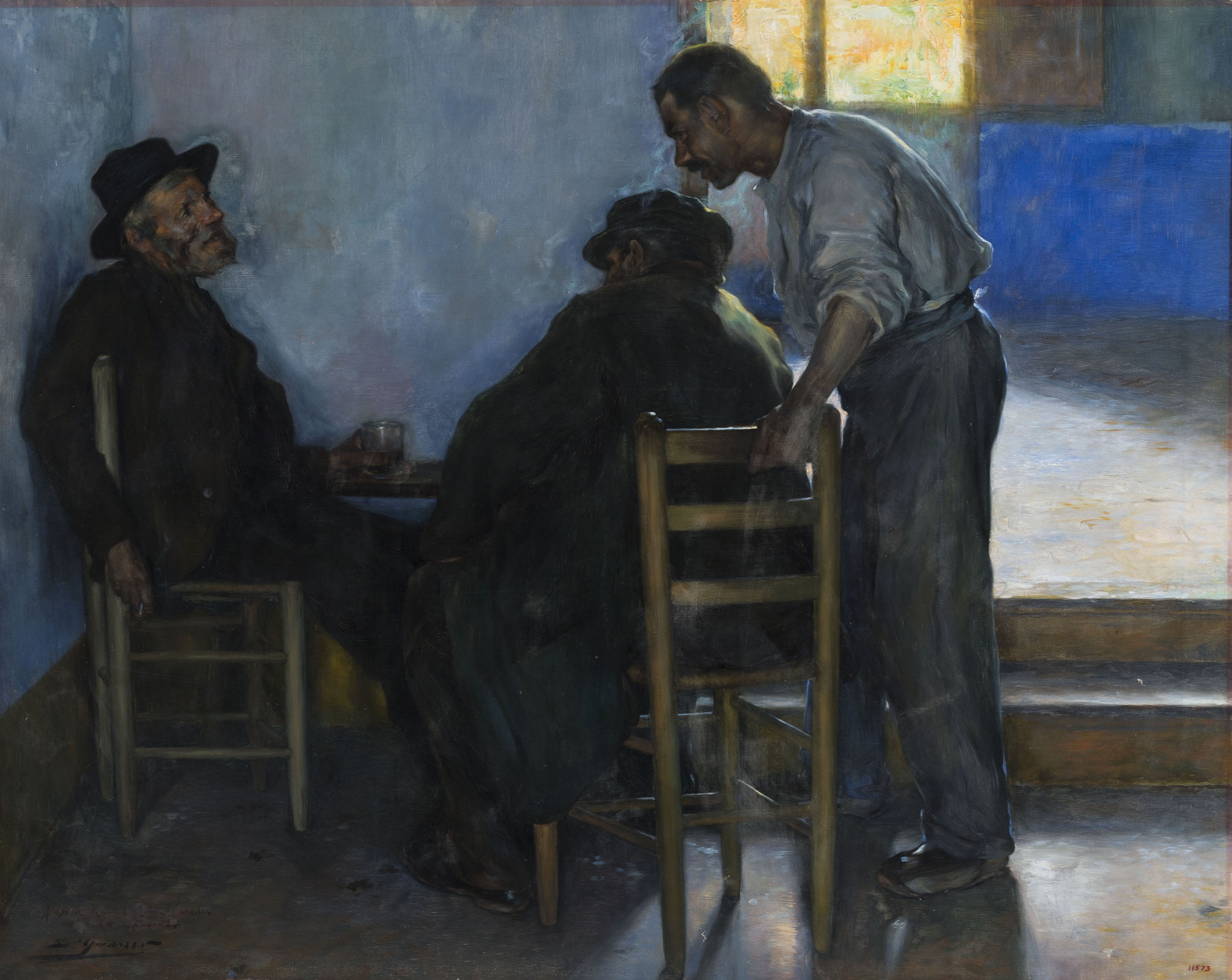 image for: Lluís Graner - Interior de taverna - Cap a 1900-1928