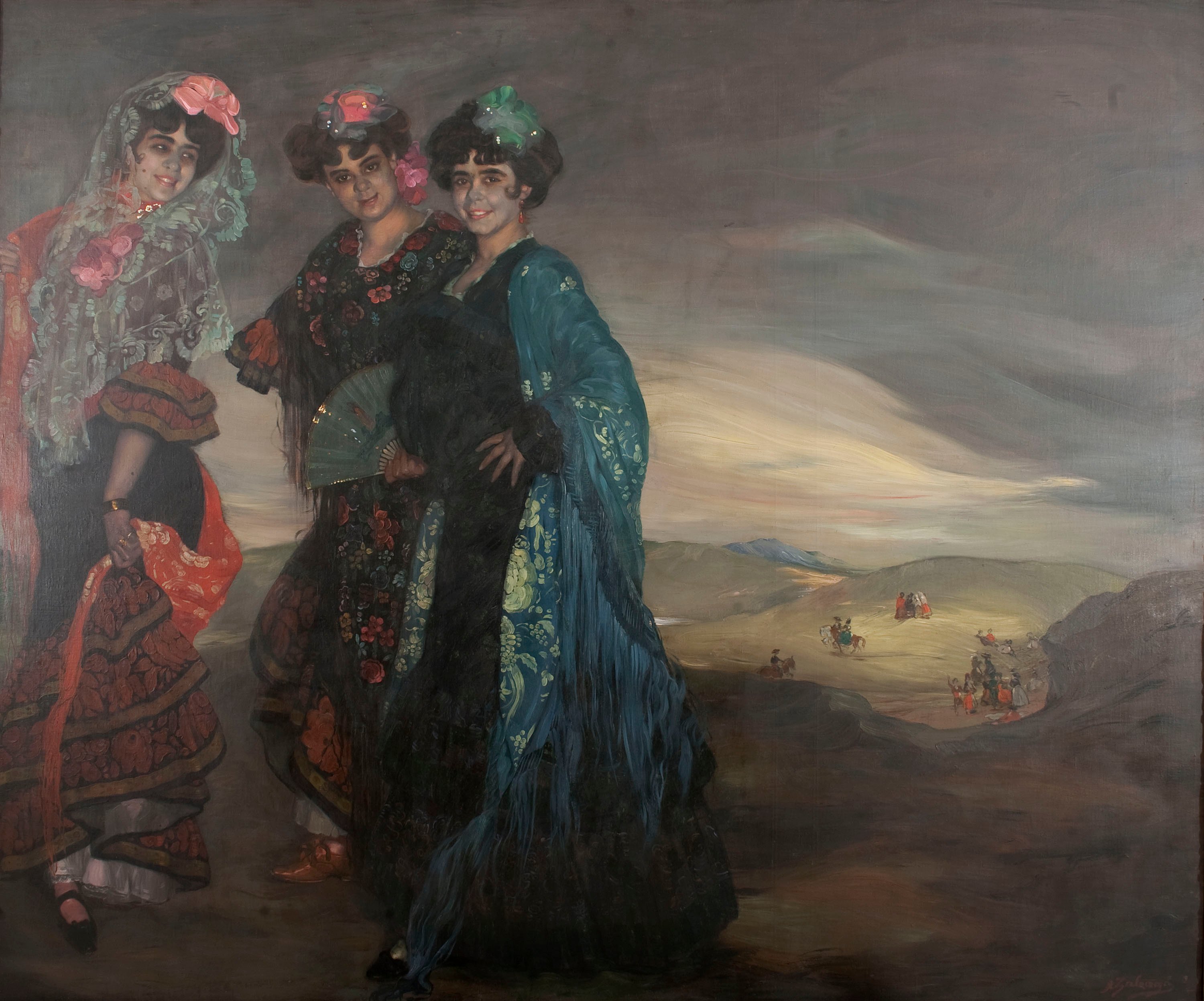 image for: Ignacio Zuloaga - Les meves cosines - 1903