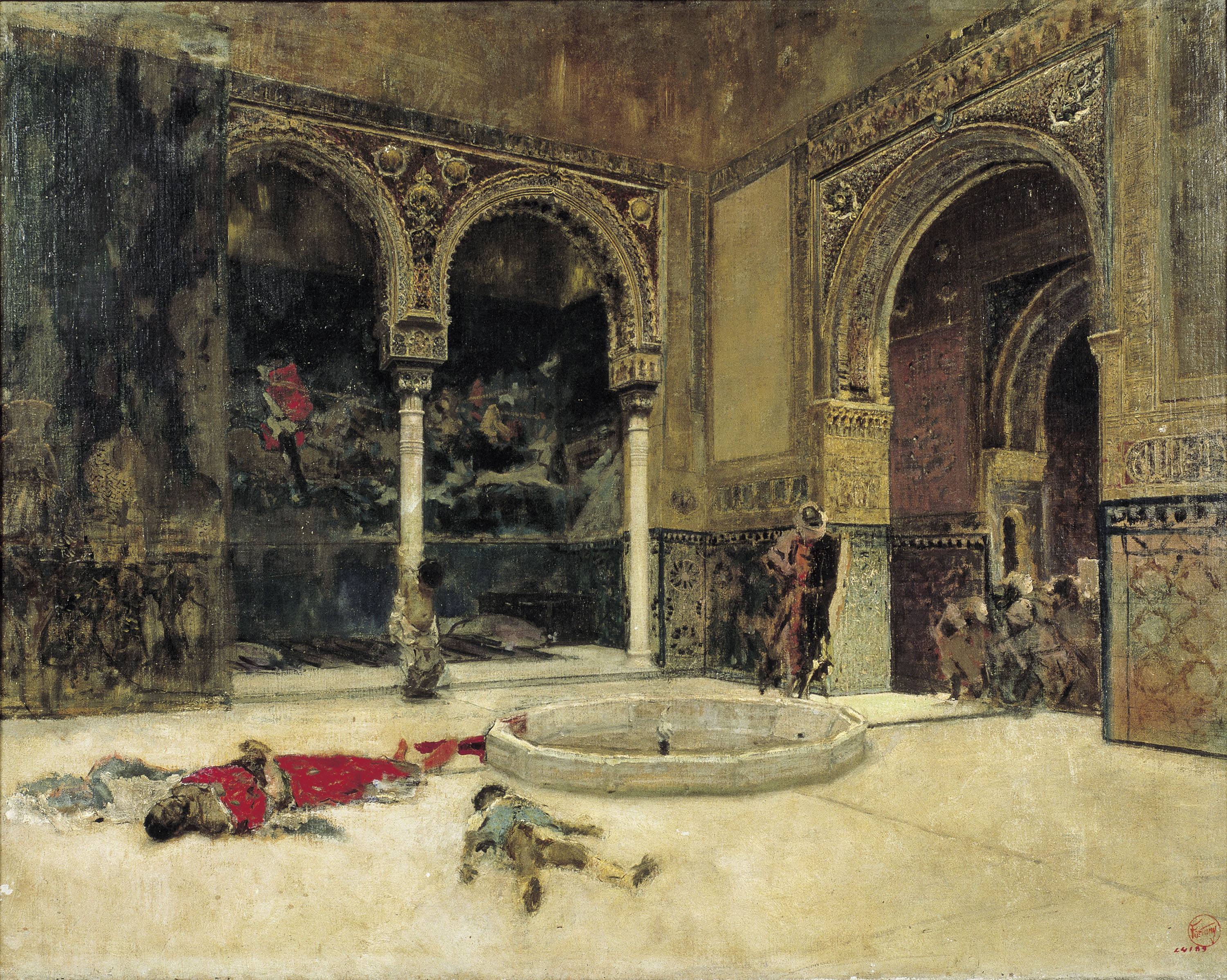 image for: Marià Fortuny - La matança dels Abenserraigs - Granada, cap a 1870
