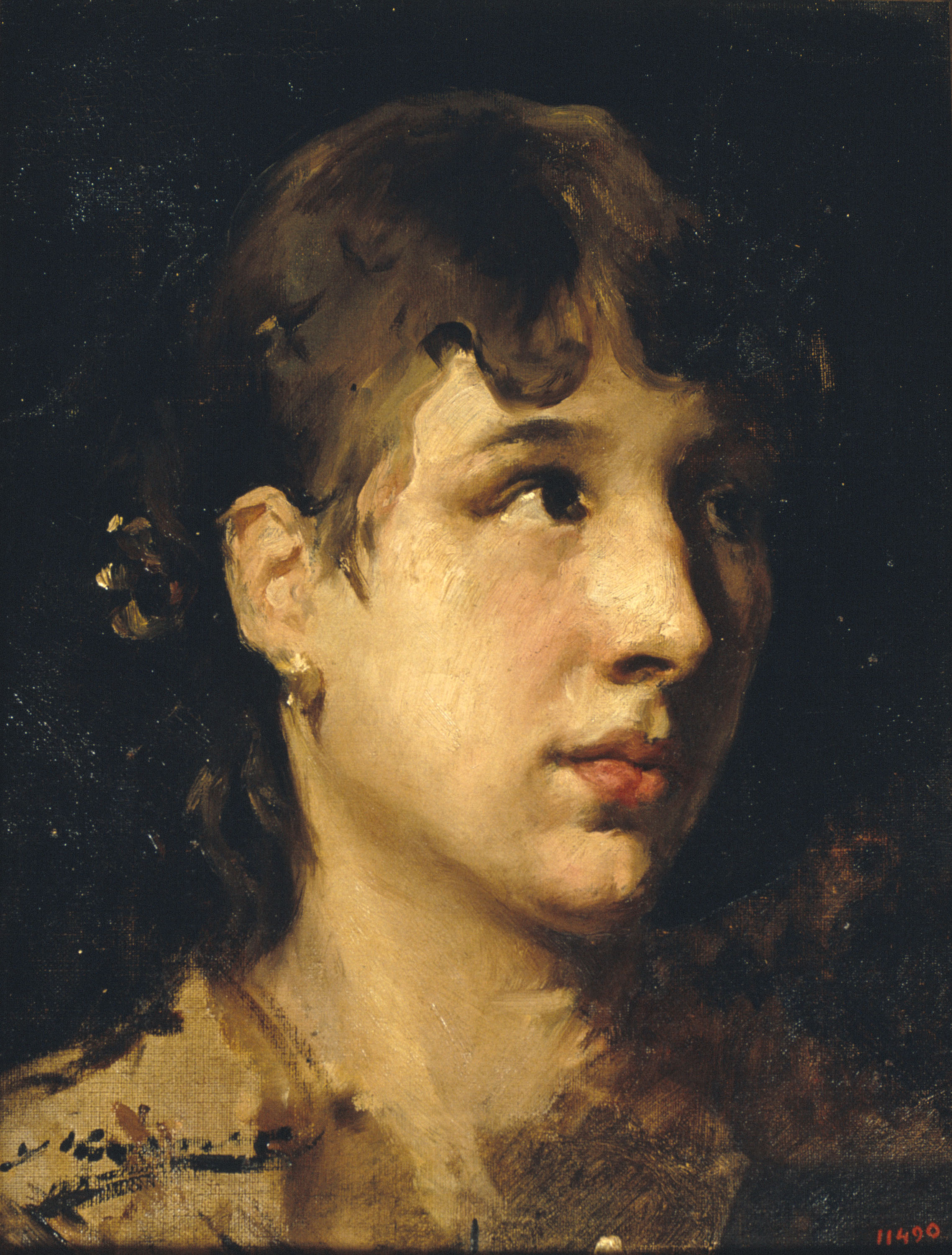 image for: Lluís Graner - Estudi de cap - Cap a 1887