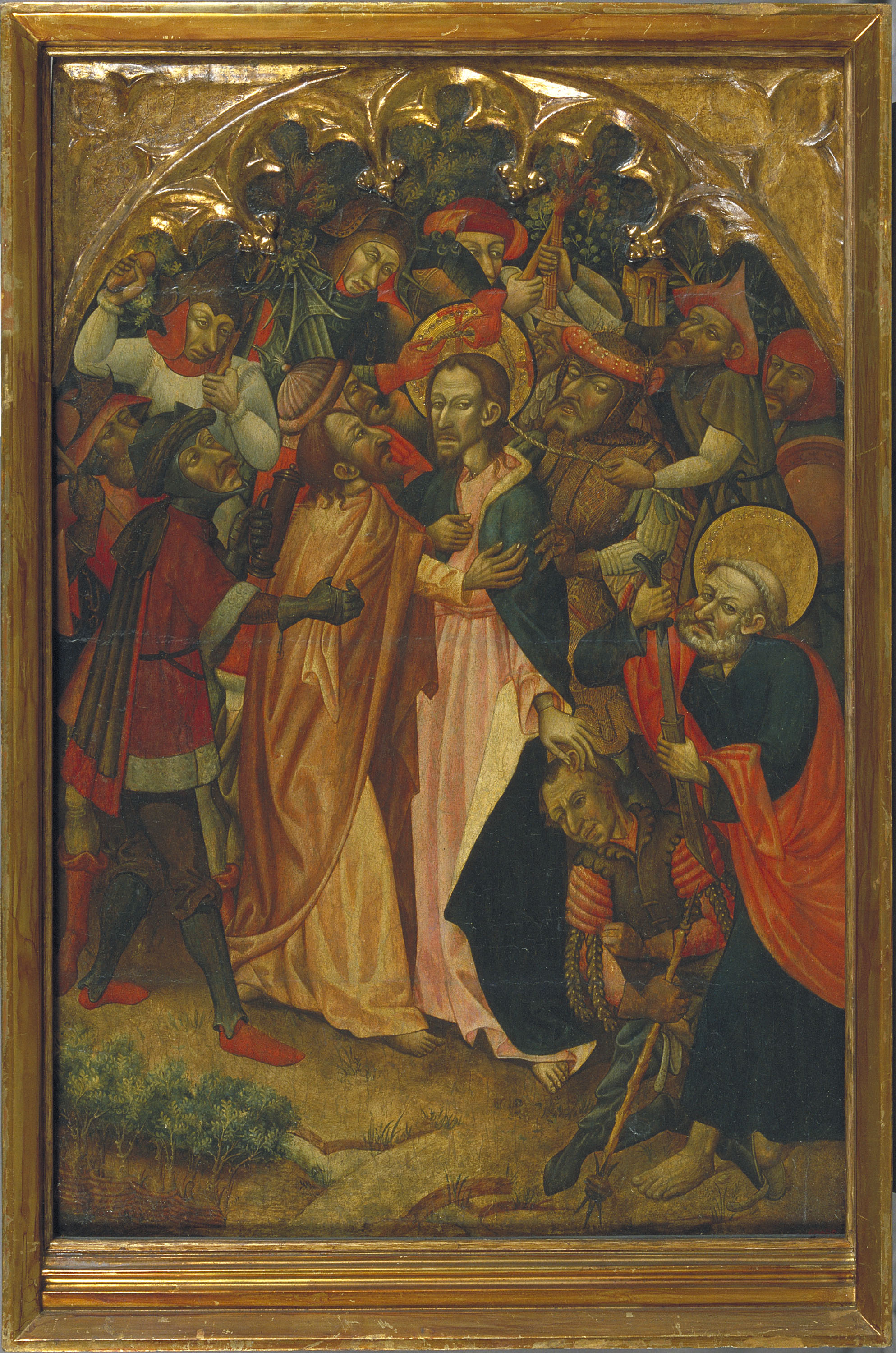 image for: Mestre de Retascón - El Bes de Judes - Cap a 1410-1425