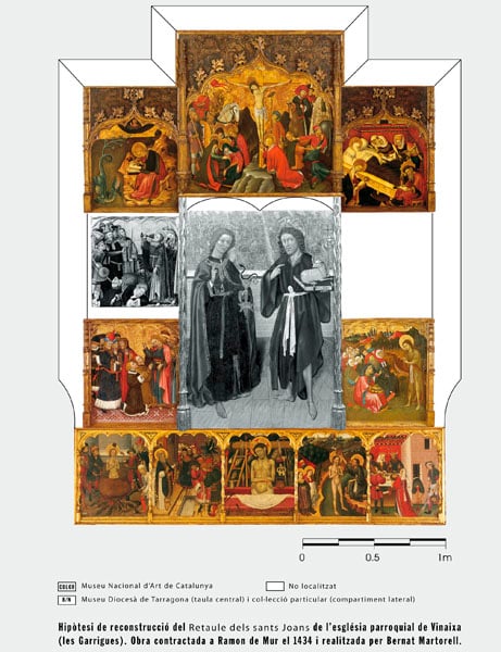 image for: Bernat Martorell - Retaule dels sants Joans - Cap a 1435-1445 [1]