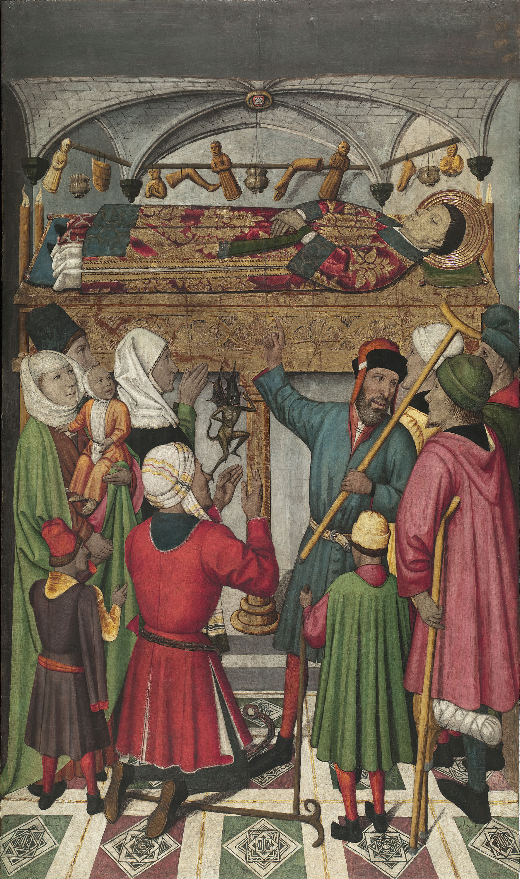 image for: Jaume Huguet - Miracles pòstums de sant Vicenç - Cap a 1455-1460