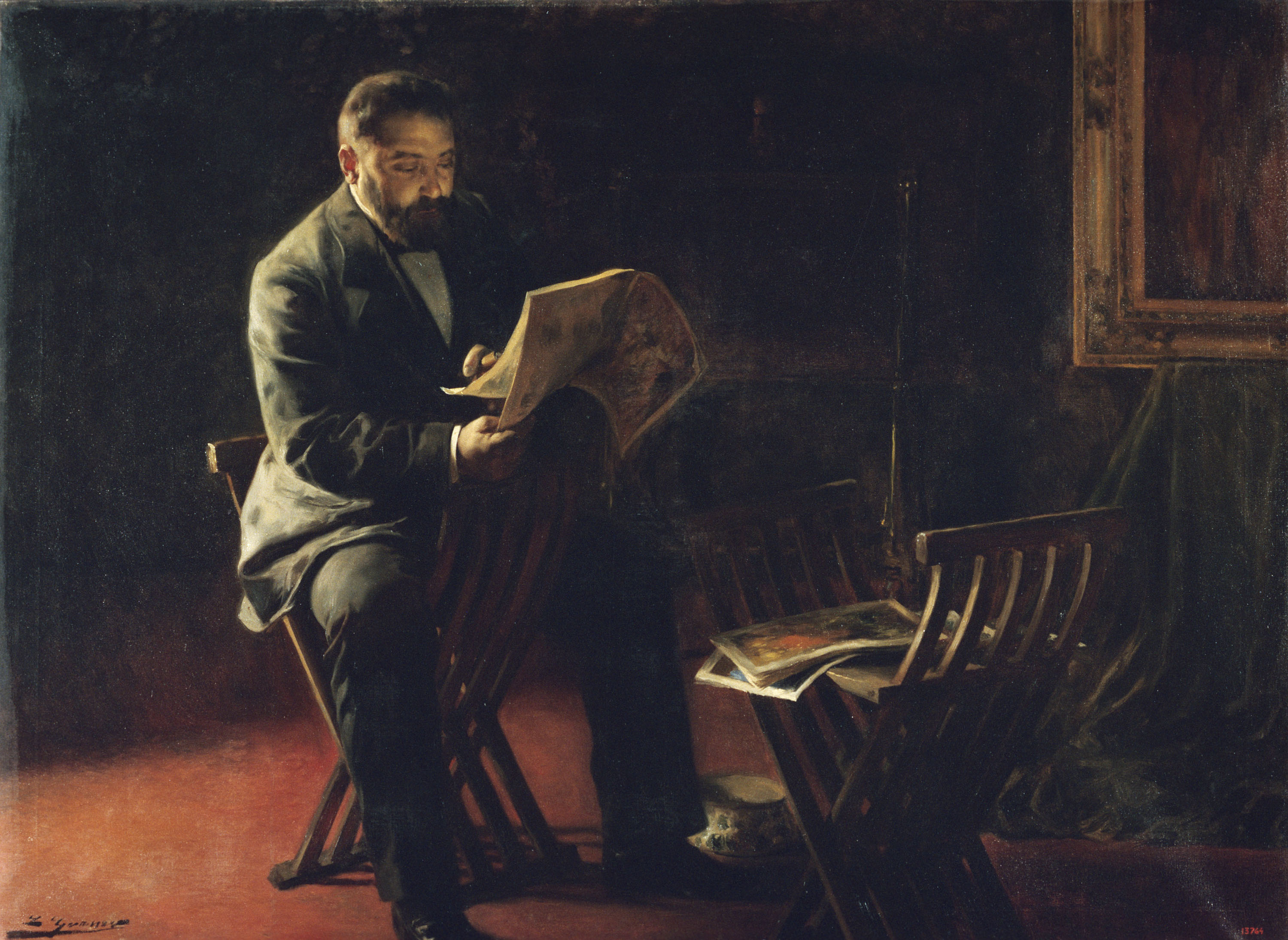 image for: Lluís Graner - Retrat de Joaquim Cabot i Rovira - Cap a 1899