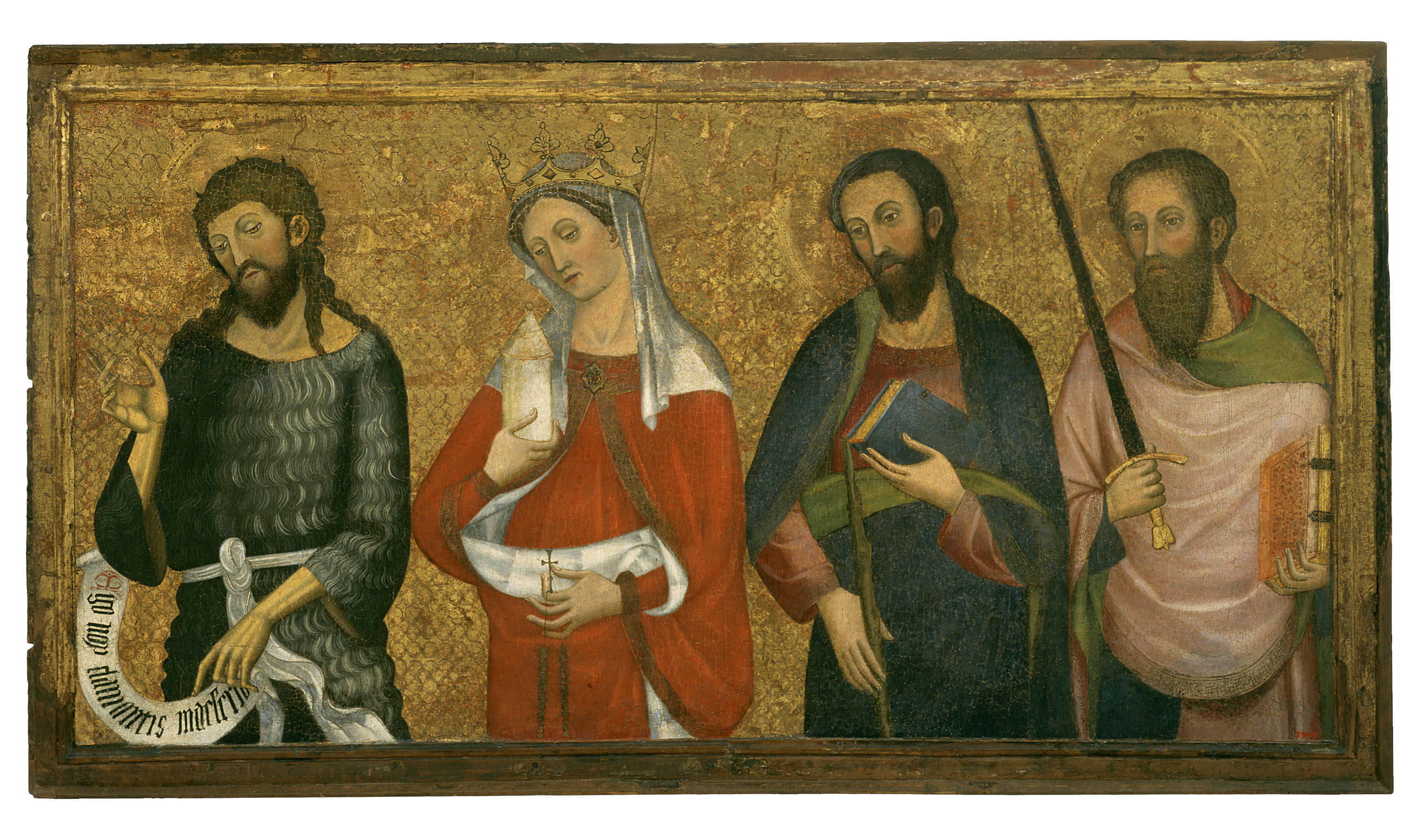 image for: Pere Serra - Sant Joan Baptista, Santa Maria Magdalena, Sant Jaume el Menor, Sant Pau - Cap a 1385