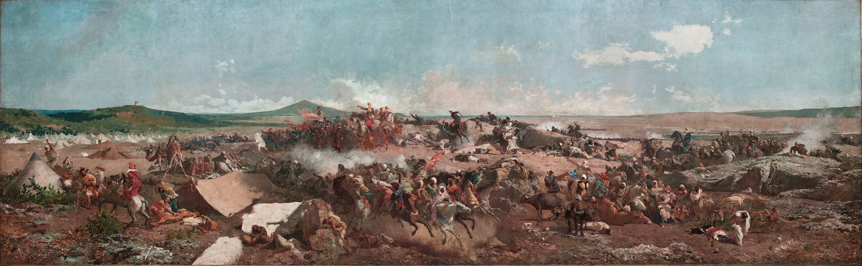 image for: Marià Fortuny - La batalla de Tetuan - Roma, 1863-1865