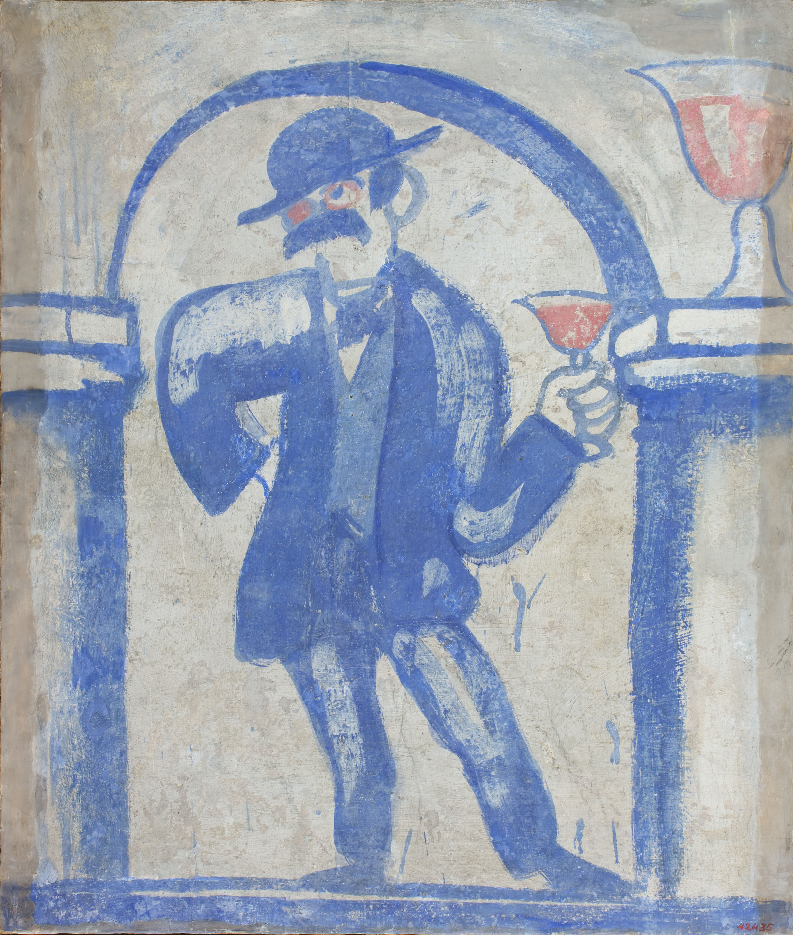 image for: Xavier Nogués - Fragment de la decoració mural del celler de les Galeries Laietanes - 1915
