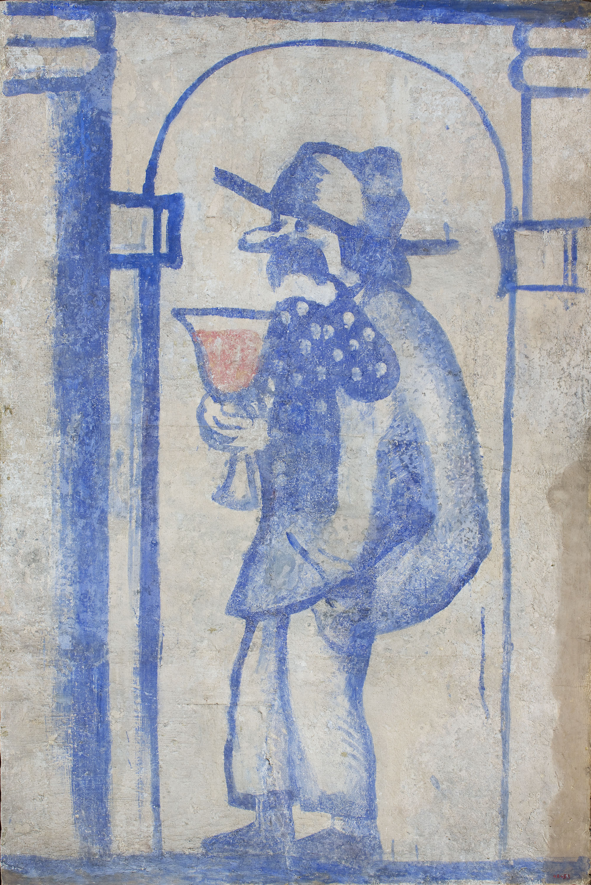 image for: Xavier Nogués - Fragment de la decoració mural del celler de les Galeries Laietanes - 1915