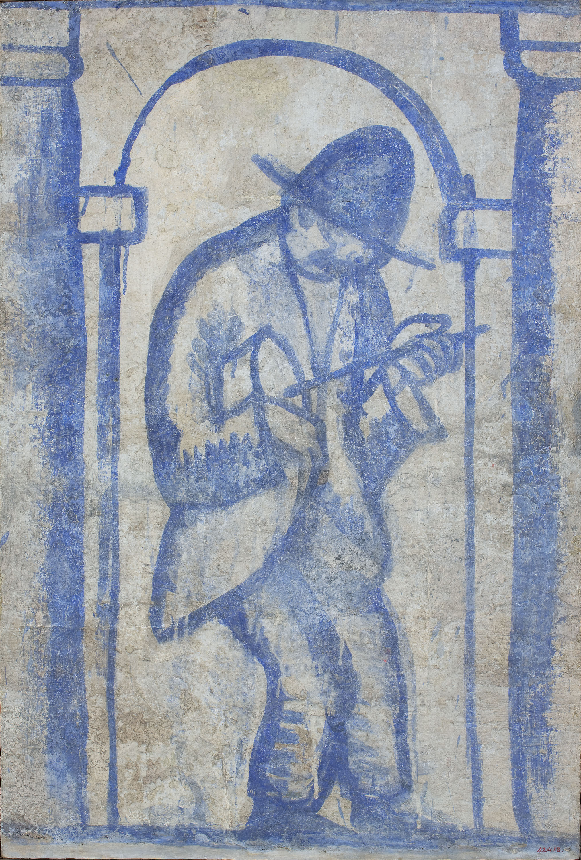 image for: Xavier Nogués - Fragment de la decoració mural del celler de les Galeries Laietanes - 1915