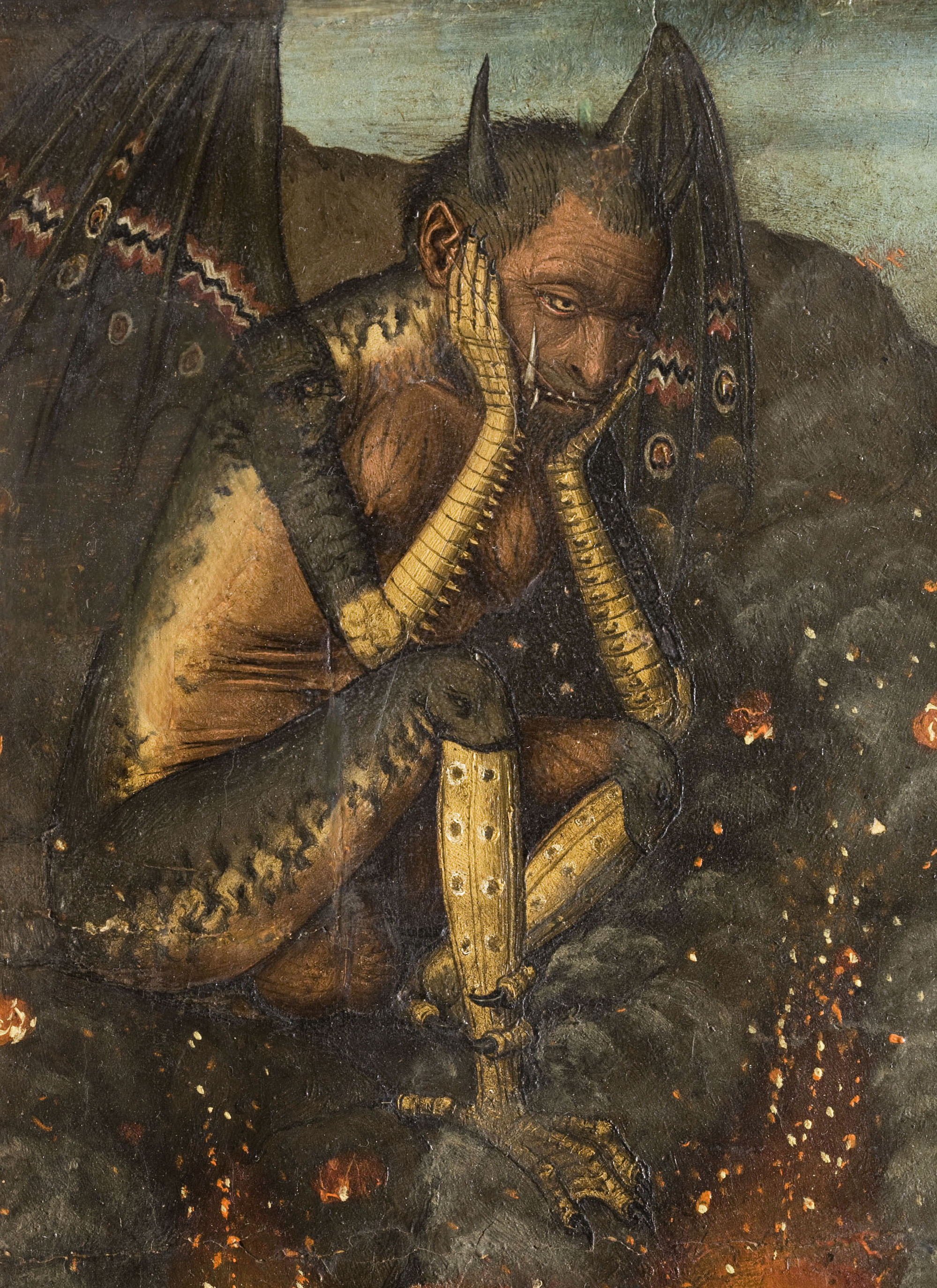 image for: Bartolomé Bermejo - Davallament de Crist als Llimbs - Cap a 1474-1479 [1]