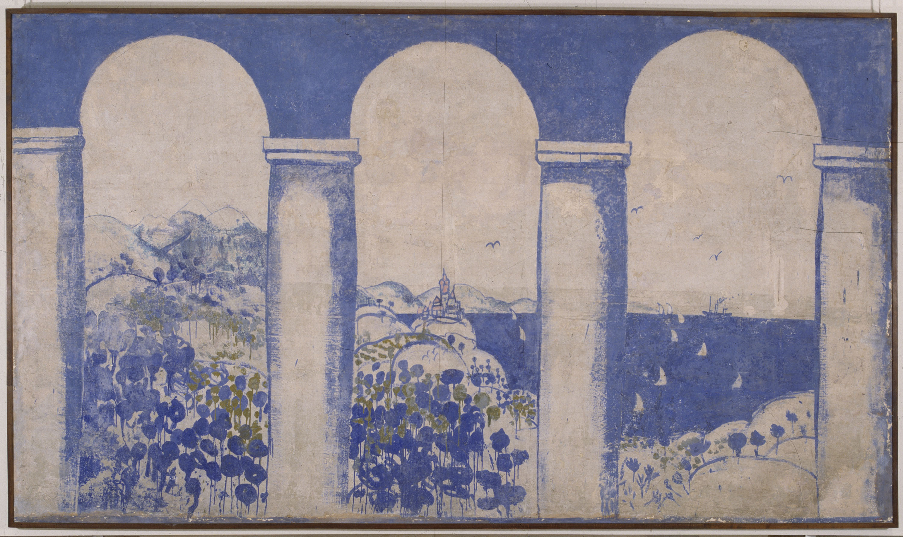 image for: Xavier Nogués - Fragment de la decoració mural del celler de les Galeries Laietanes - 1915