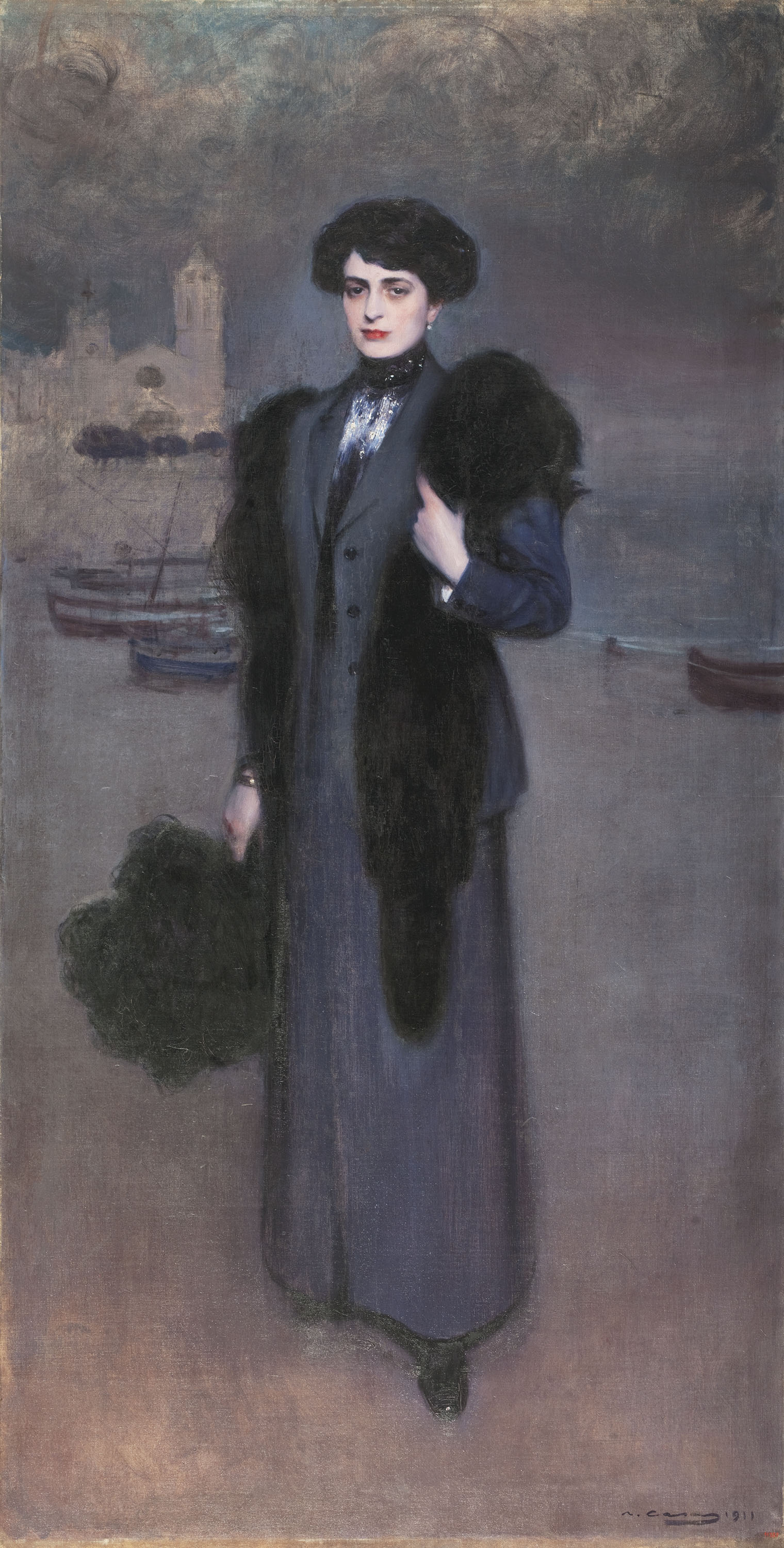image for: Ramon Casas - Retrat de Dolors Vidal - Barcelona, 1911