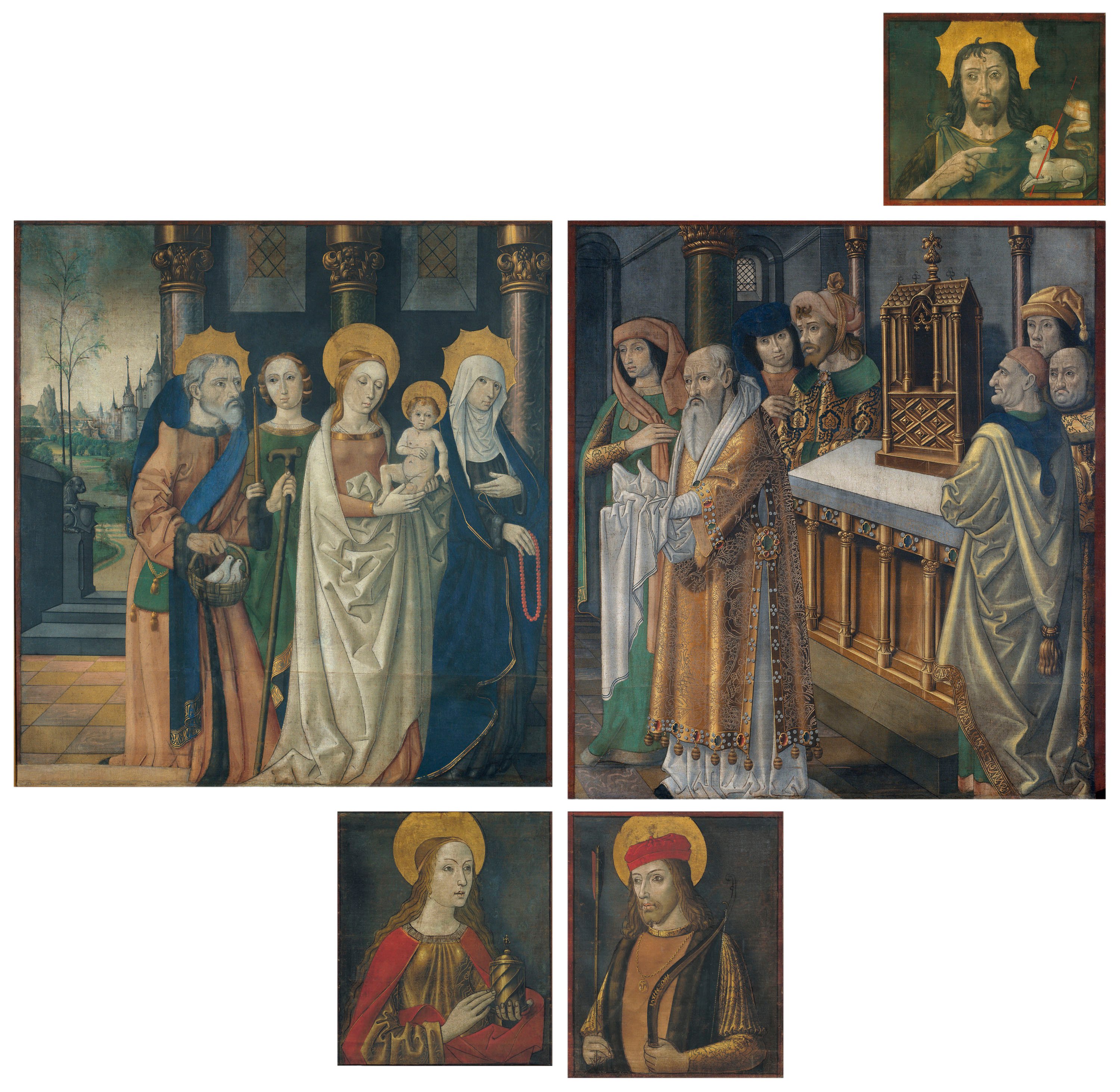 image for: Mestre de la Seu d'Urgell - Pintures de les portes de l'orgue de la catedral de la Seu d'Urgell - Cap a 1495-1498