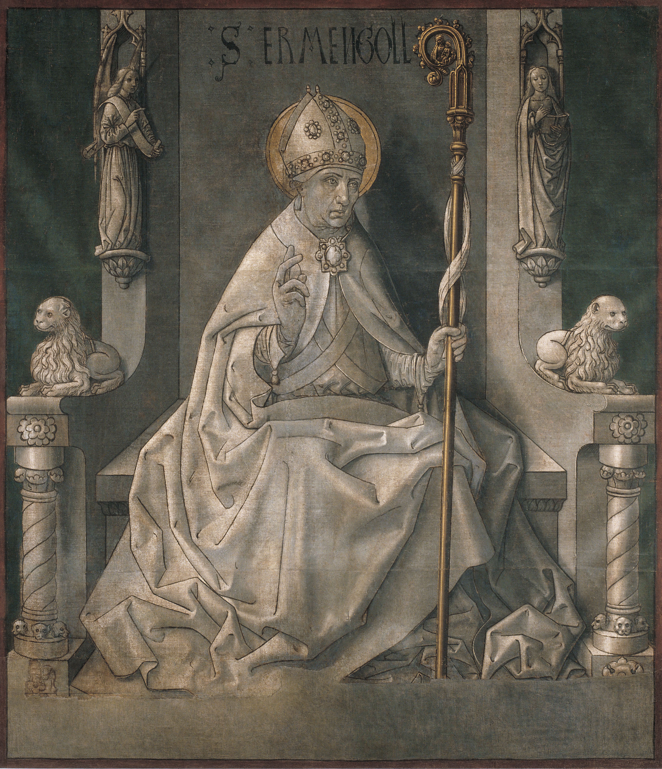 image for: Mestre de la Seu d'Urgell - Sant Ermengol - Cap a 1495-1498