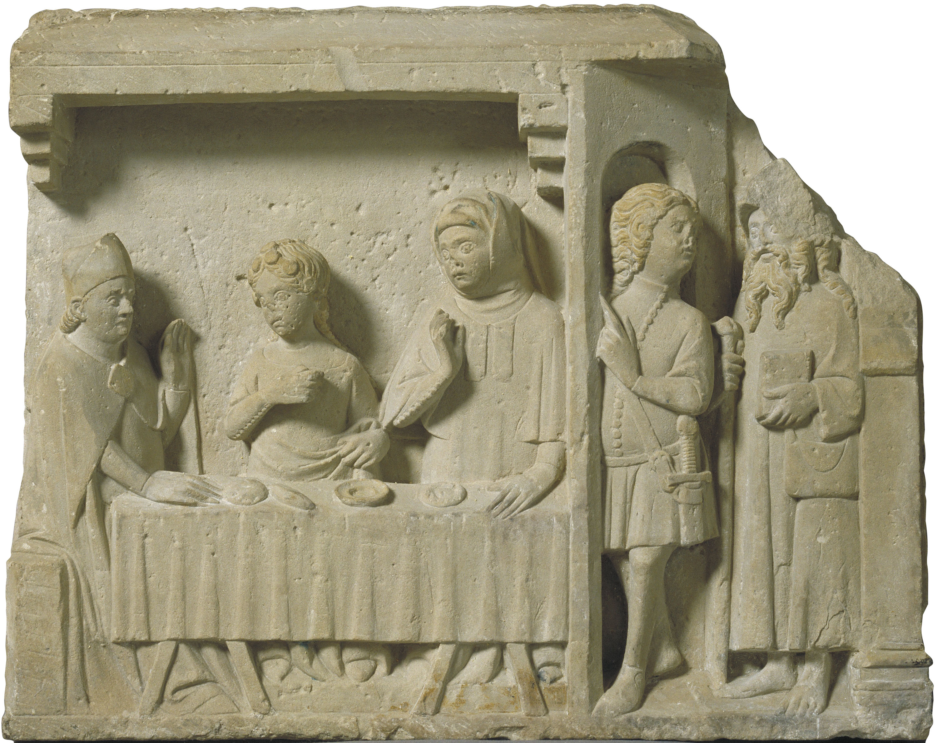 image for: Bartomeu de Robió - Aparició de sant Andreu a un bisbe temptat pel dimoni - Segona meitat del segle XIV