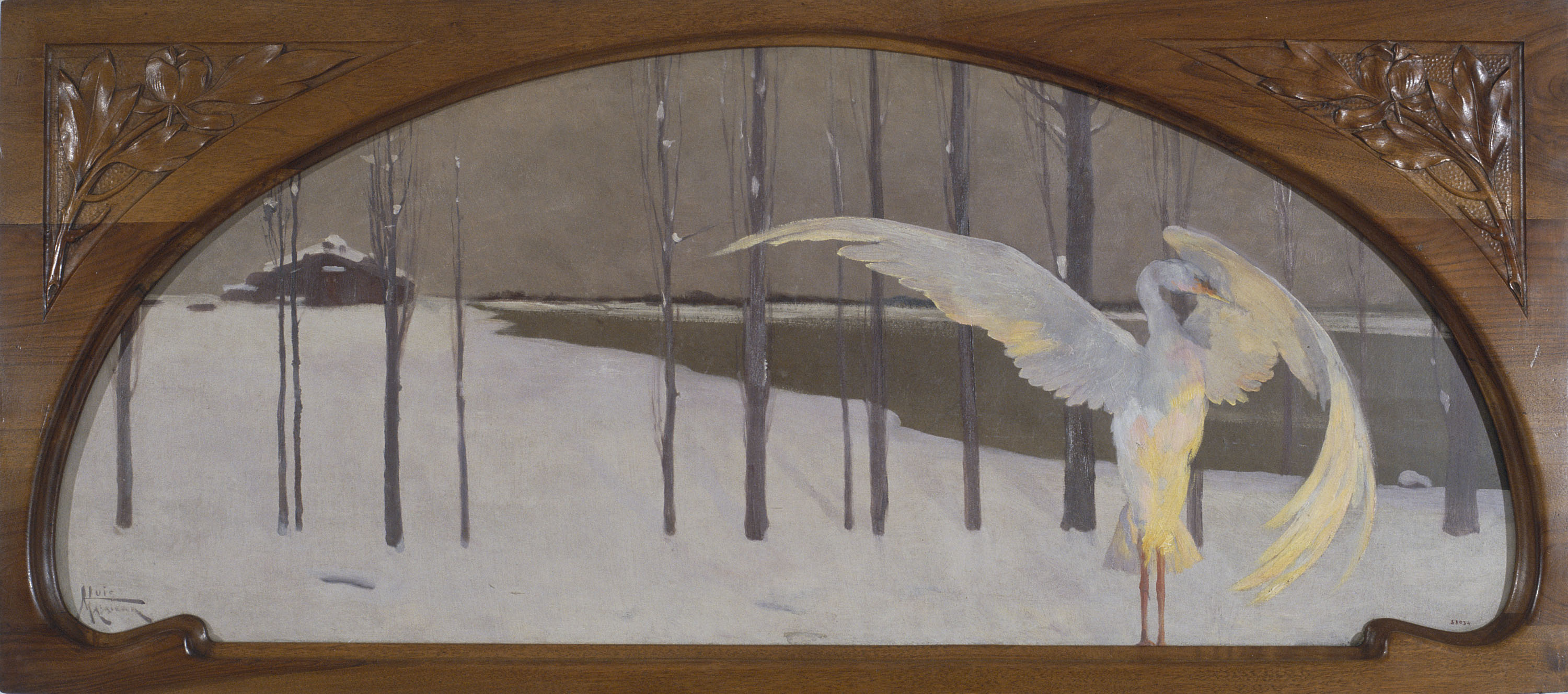 image for: Lluís Masriera - Composició decorativa per al frontal d'una xemeneia - Cap a 1911