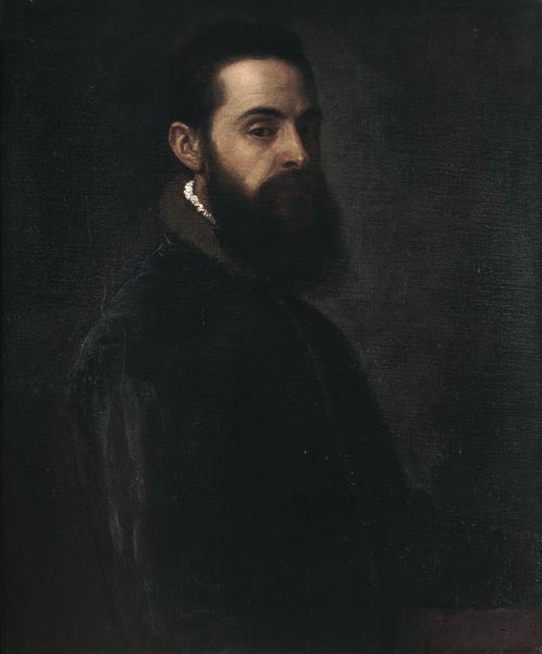 Tiziano Vecellio - Retrat d'Antonio Anselmi - Cap a 1550 image for: Tiziano Vecellio - Retrat d'Antonio Anselmi - Cap a 1550