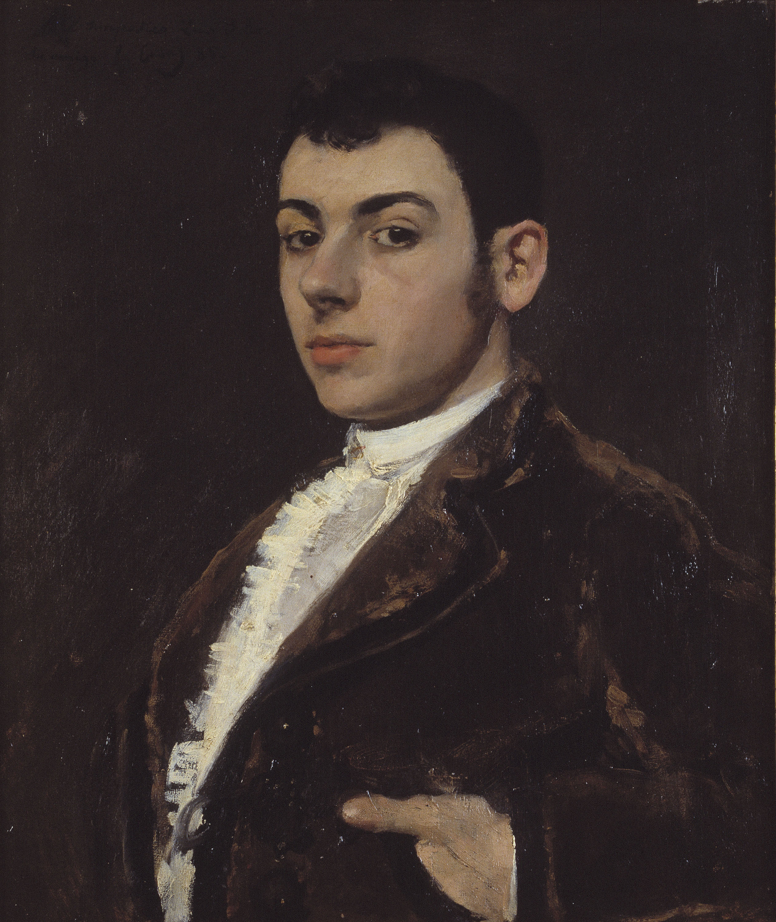 image for: Ramon Casas - Retrat masculí - 1885
