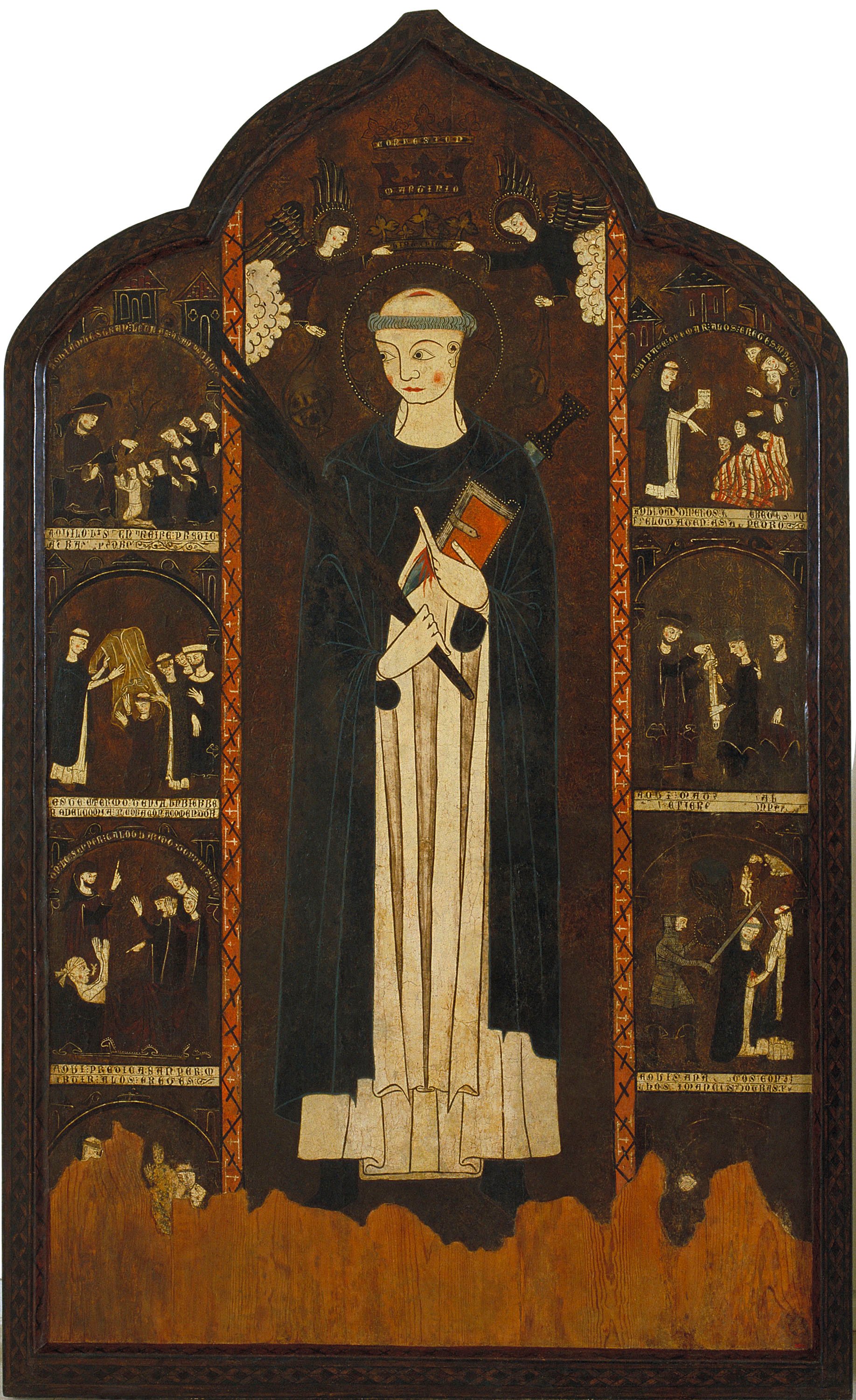 image for: Anònim. Aragó - Retaule de sant Pere Màrtir - Primer terç del segle XIV