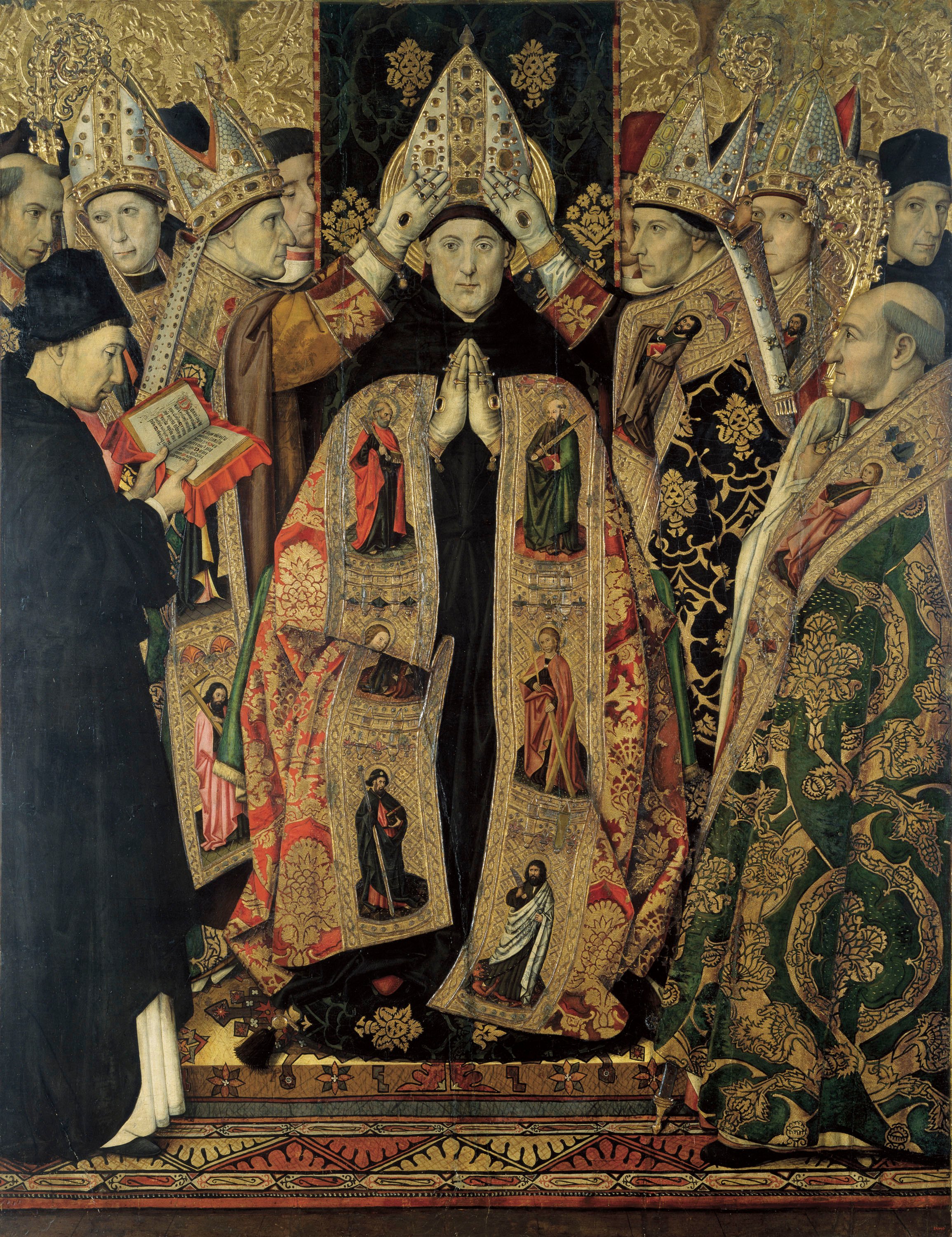 image for: Jaume Huguet - Consagració de sant Agustí - Cap a 1463-1470/1475